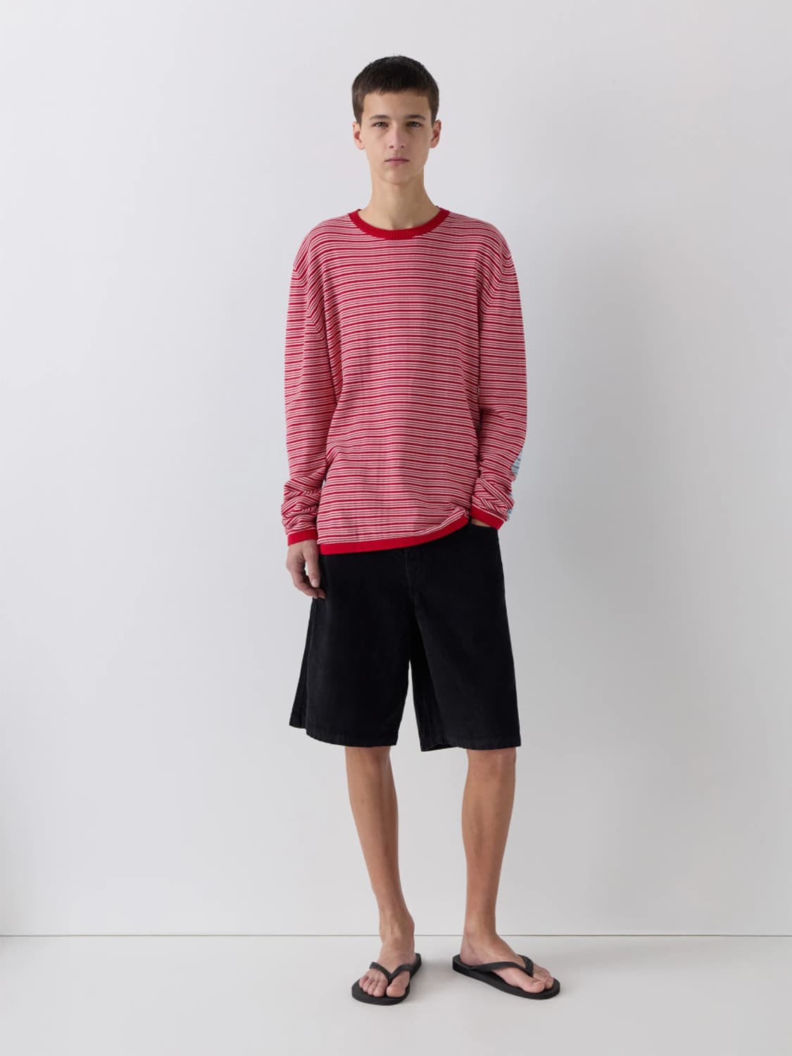 [34,36,38]기마구아스 GUS 버뮤다 팬츠/블랙 상품이미지4