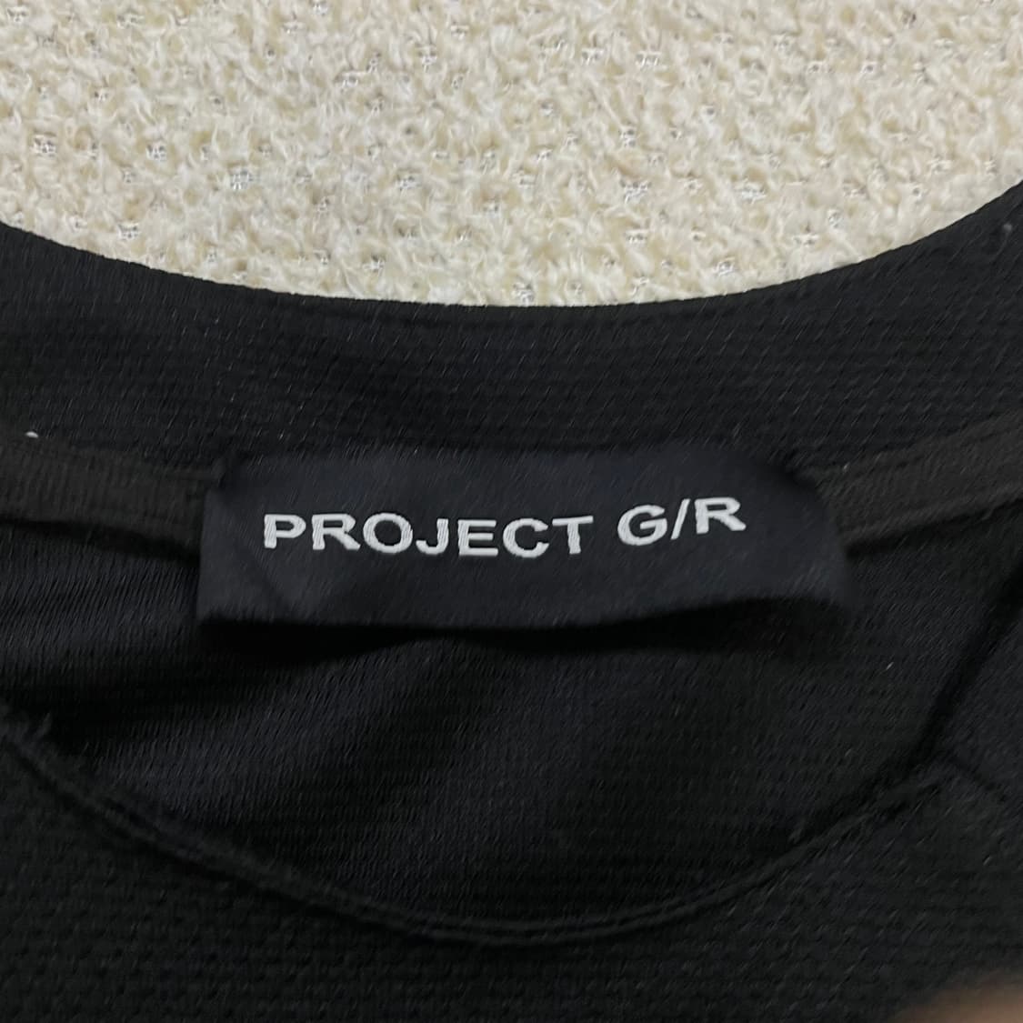 프로젝트 G/R 롱슬리브 풋볼 저지 블랙 상품이미지5