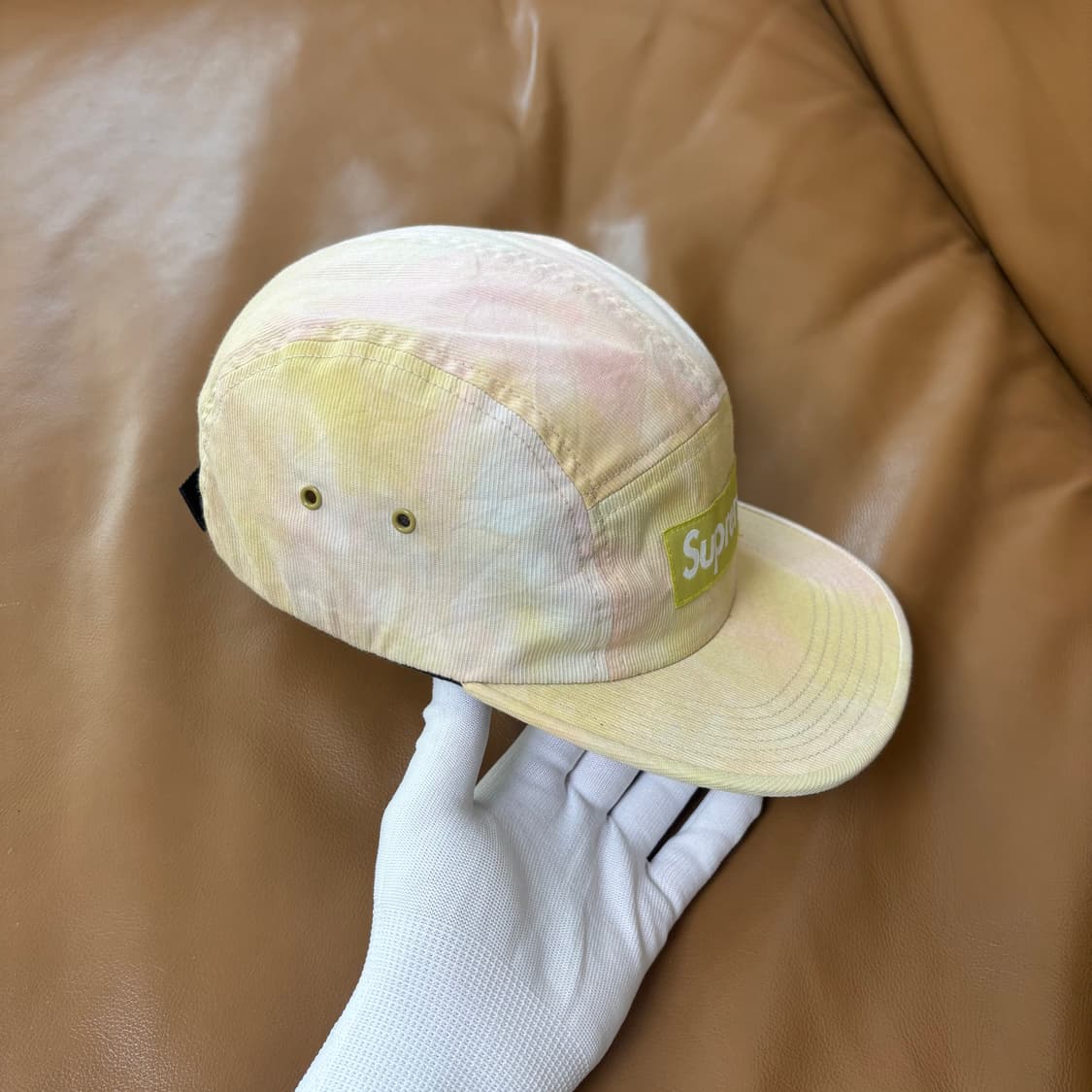 슈프림 캠프캡 모자 박스로고 마블 다이드 상품이미지3