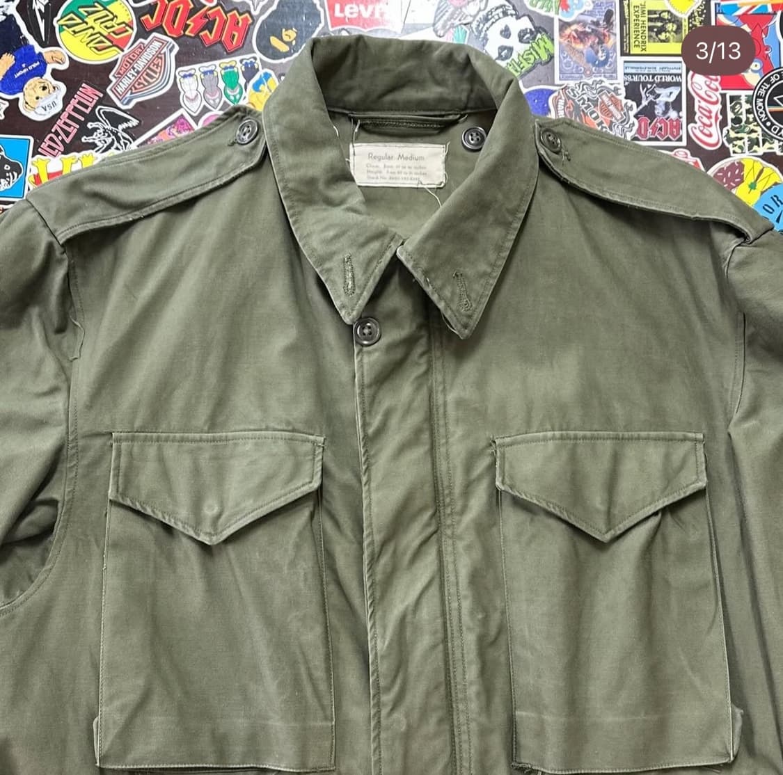 M51 필드자켓 오리지널 60s M-R사이즈 상품이미지3