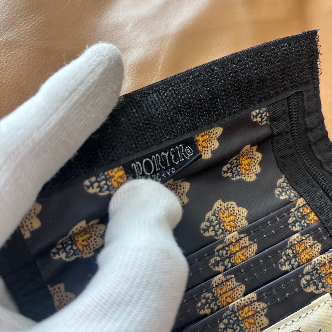 PORTER BEAMS 포터 빔즈 탱커 월렛 지갑 플라워 블랙 상품이미지5