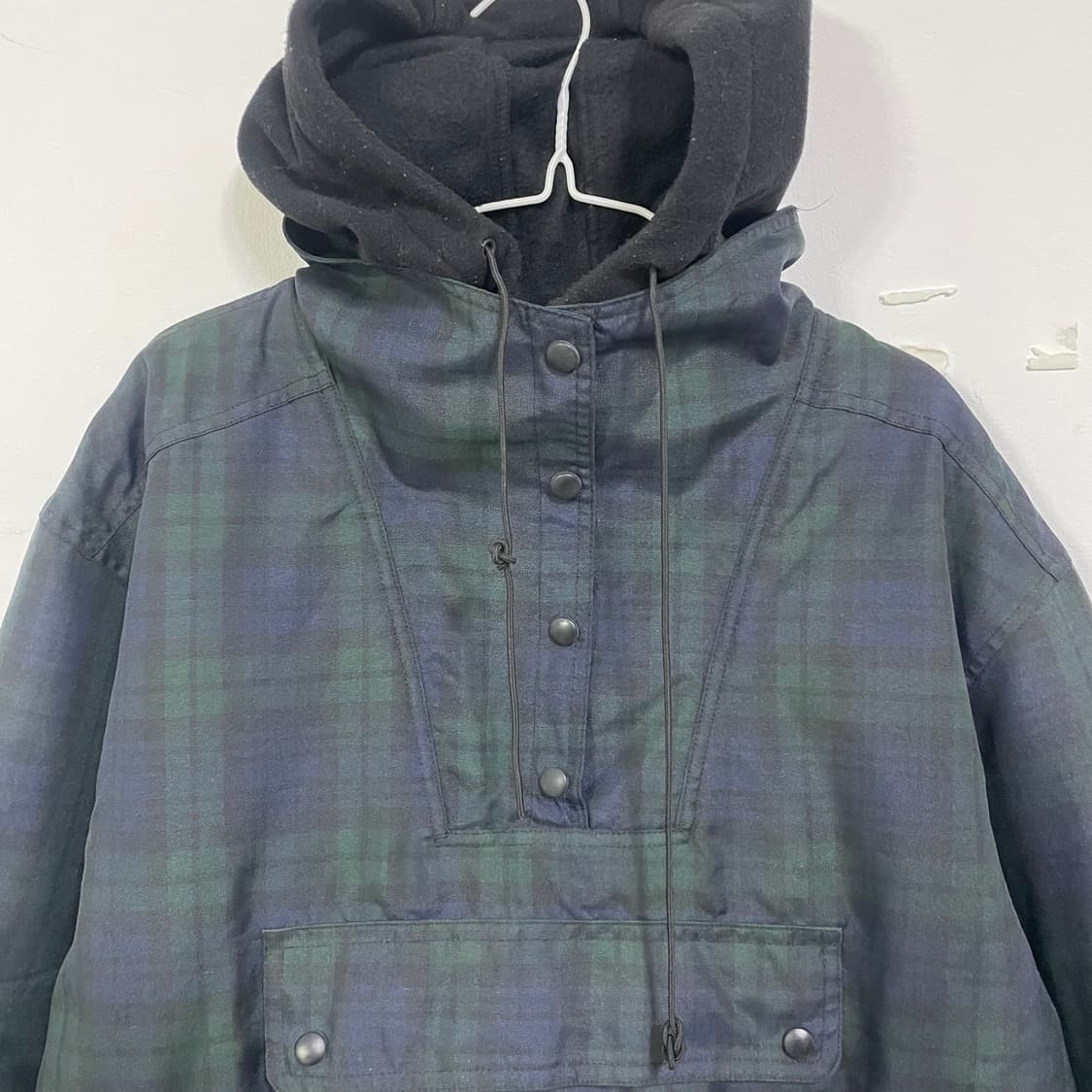 BIG AIR 풀오버 체크 바람막이 자켓 상품이미지3