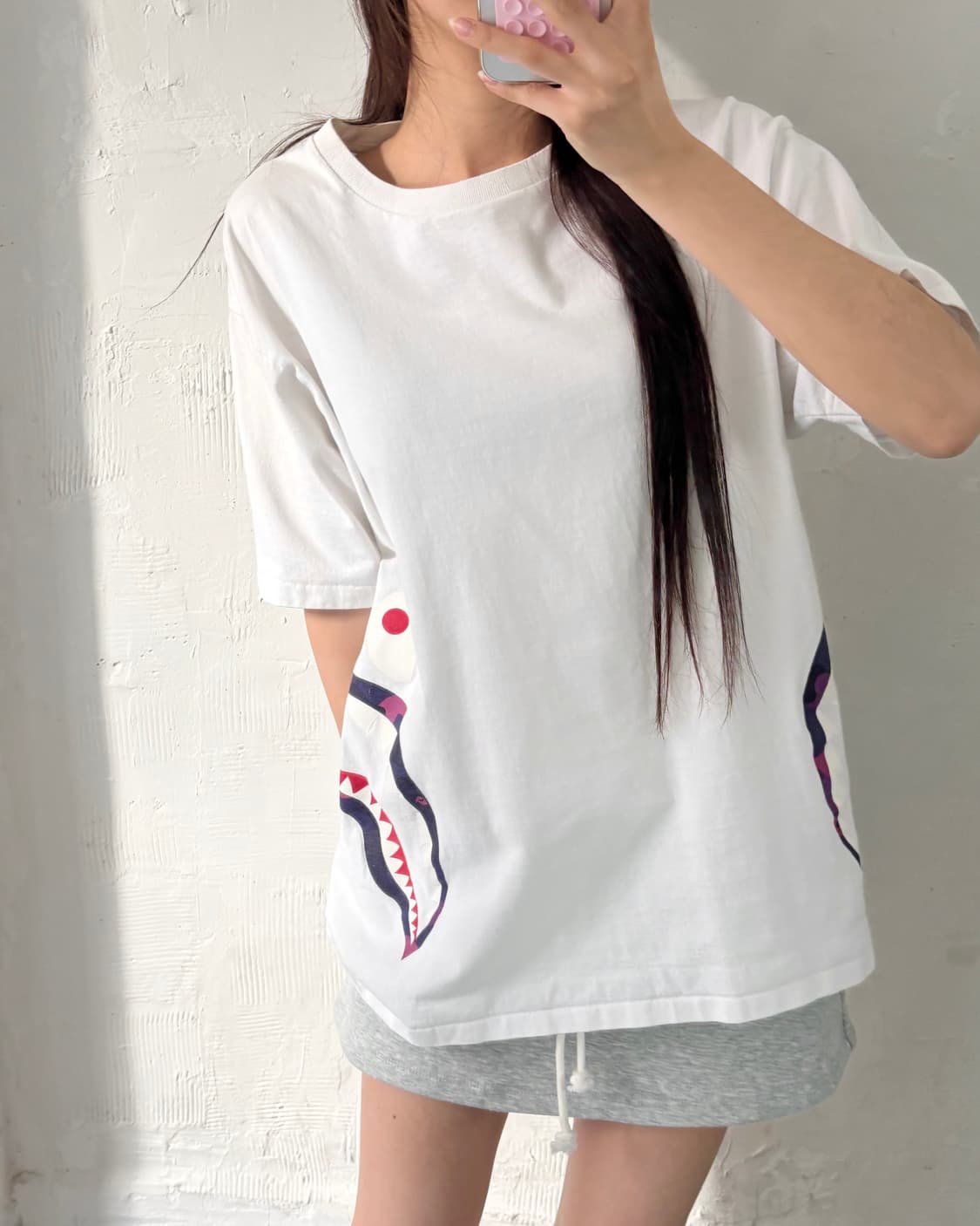 BAPE 베이프 사이드 샤크 티셔츠 상품이미지3