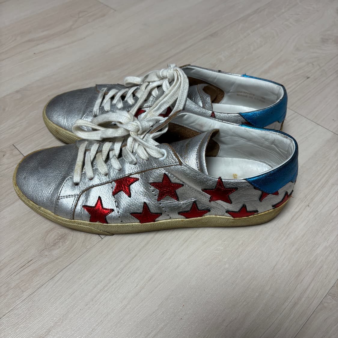 에디슬리먼 생로랑 15SS 실버 스타 스니커즈 40사이즈 상품이미지2