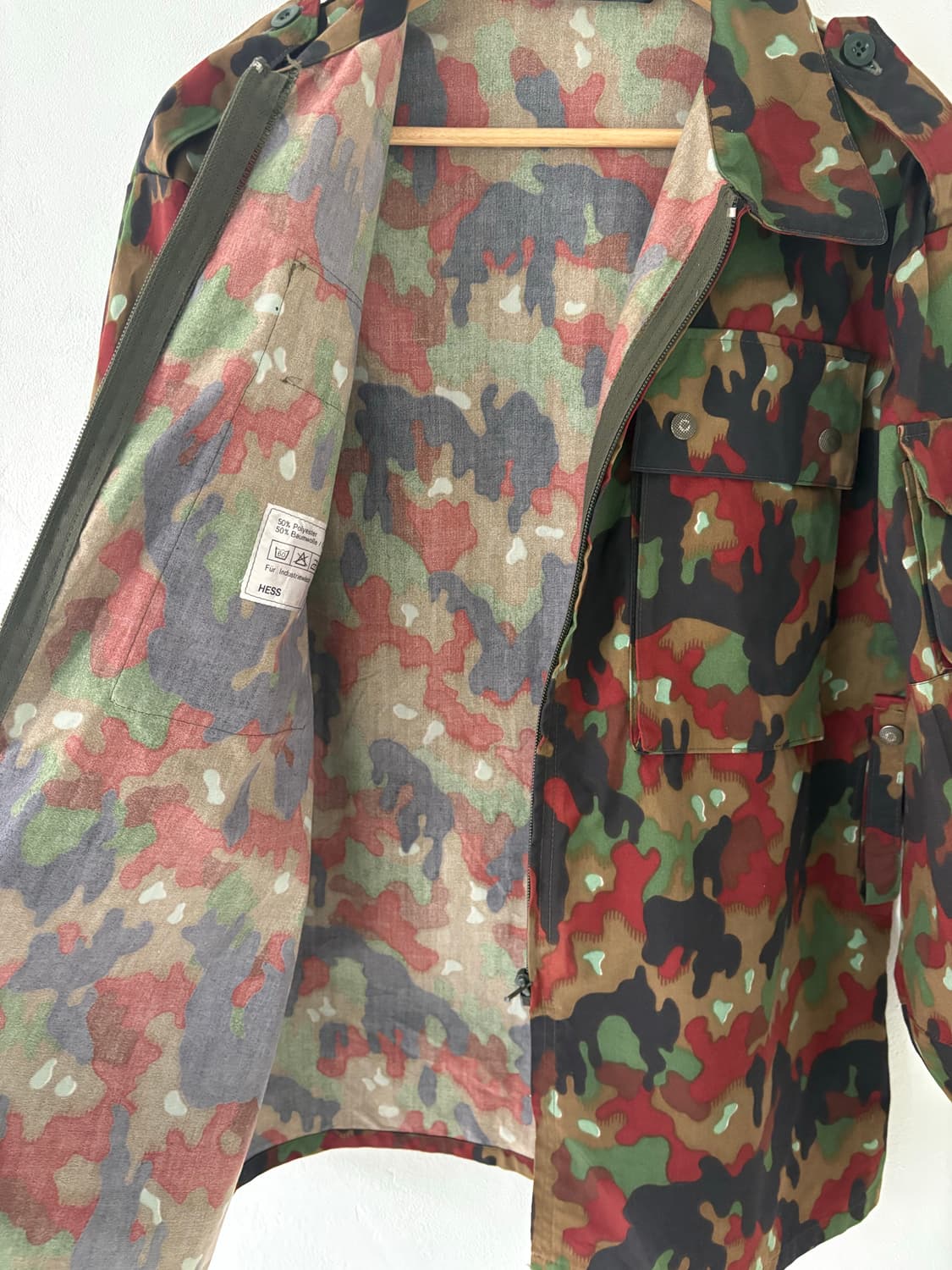 80's Swiss Army M83 Alpenflage Field jac 상품이미지8