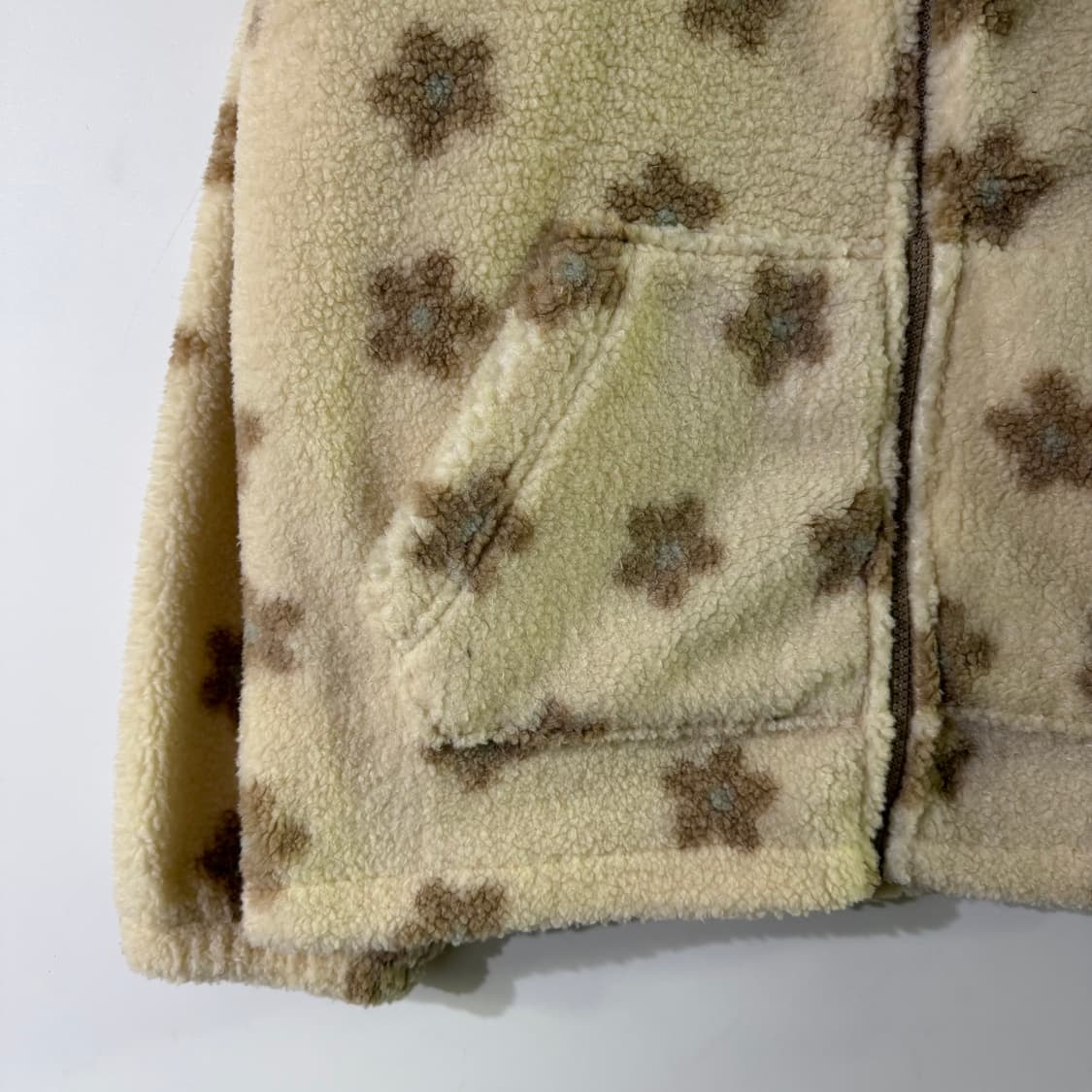 새상품 여자 플라워 덤블 집업 상품이미지2