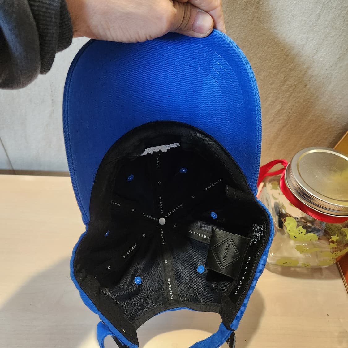 PLATEAU.n 블루 볼캡 | Plateau 1982 미니 로고 캡  상품이미지5