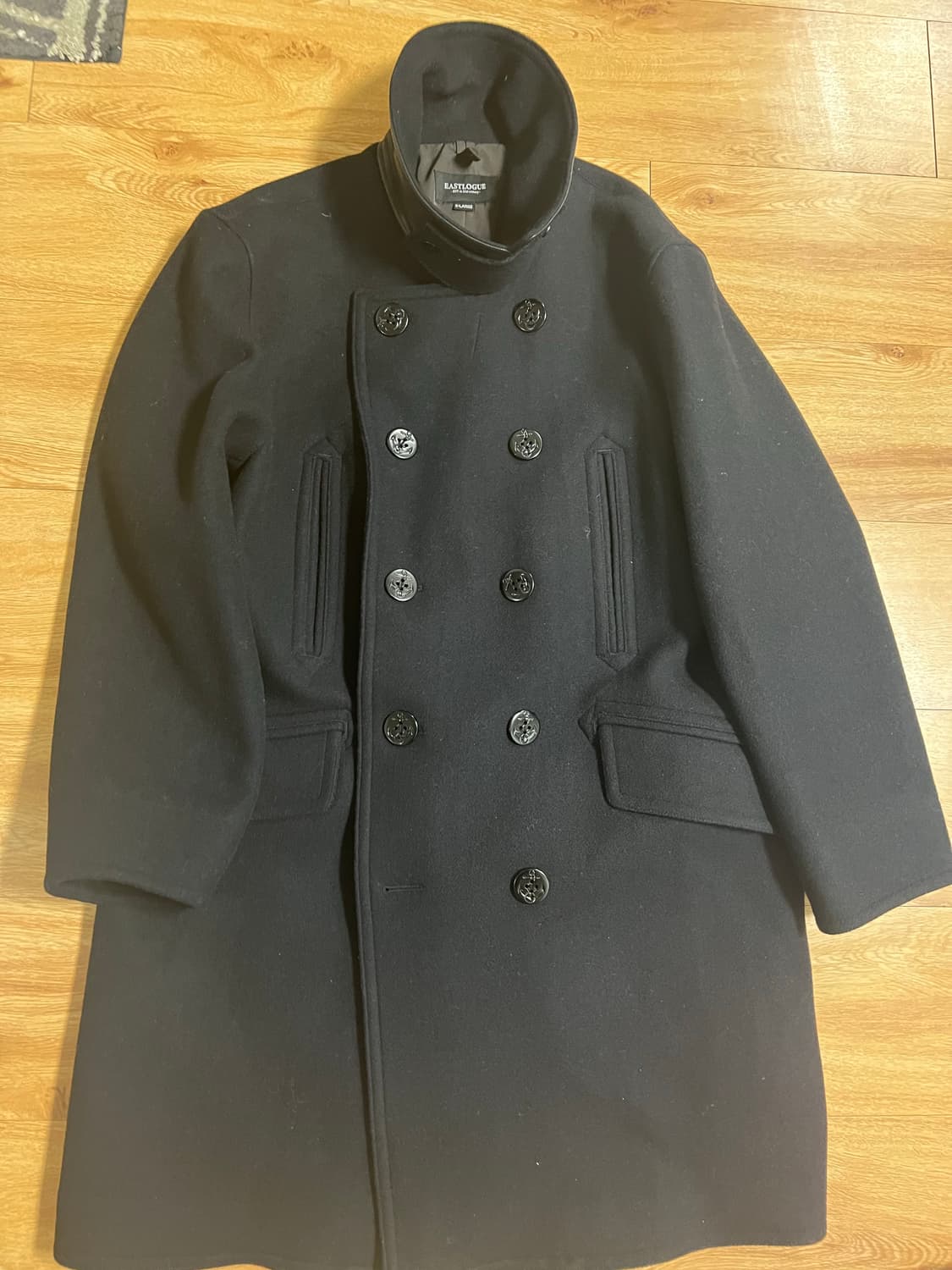 이스트로그 다크네이비 피코트 (롱버전) 상품이미지1