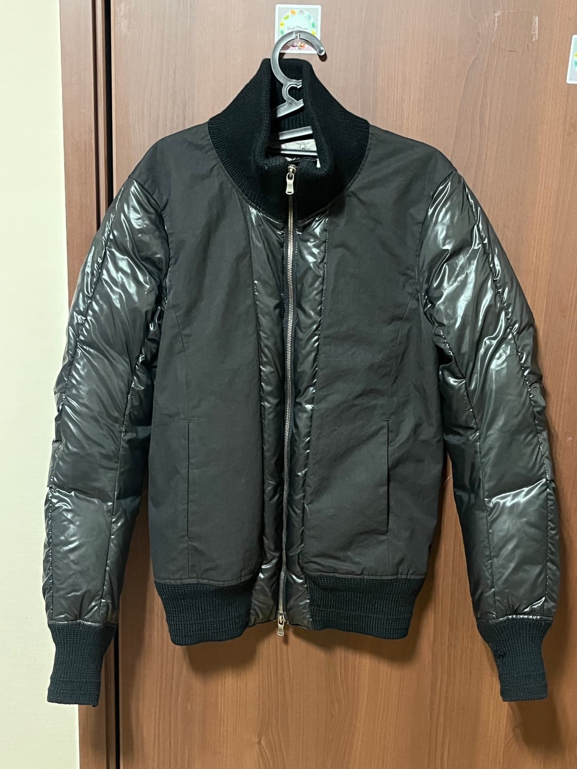 THE VIRIDI ANNE 하이넥 구스다운 플라이트 자켓 상품이미지1