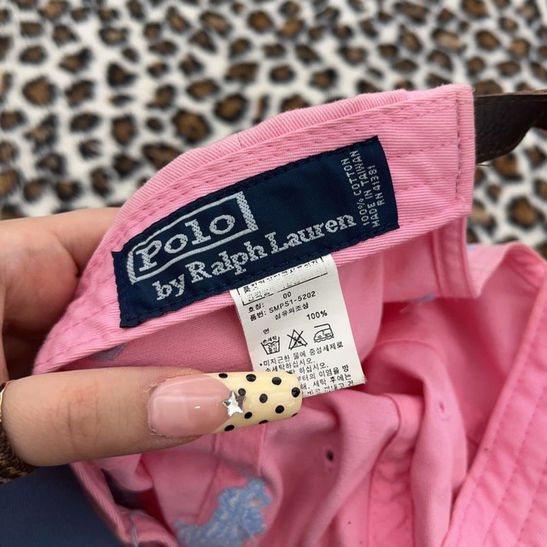 폴로 랄프로렌 Y2K 빈티지 딸기우유 핑크 볼캡 00 C09603 상품이미지5