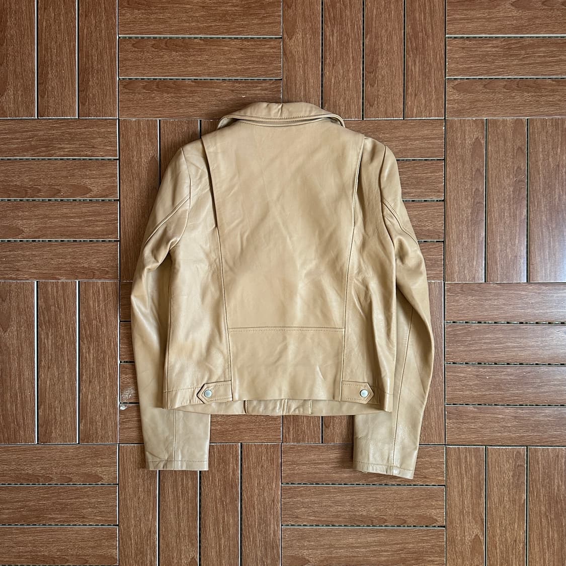 Ray beams sheepskin rider leather jacket 상품이미지3