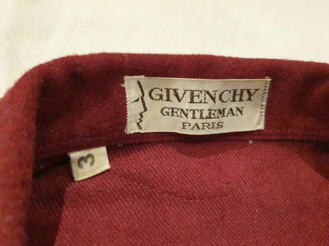 old Givenchy 울 블루종 상품이미지8