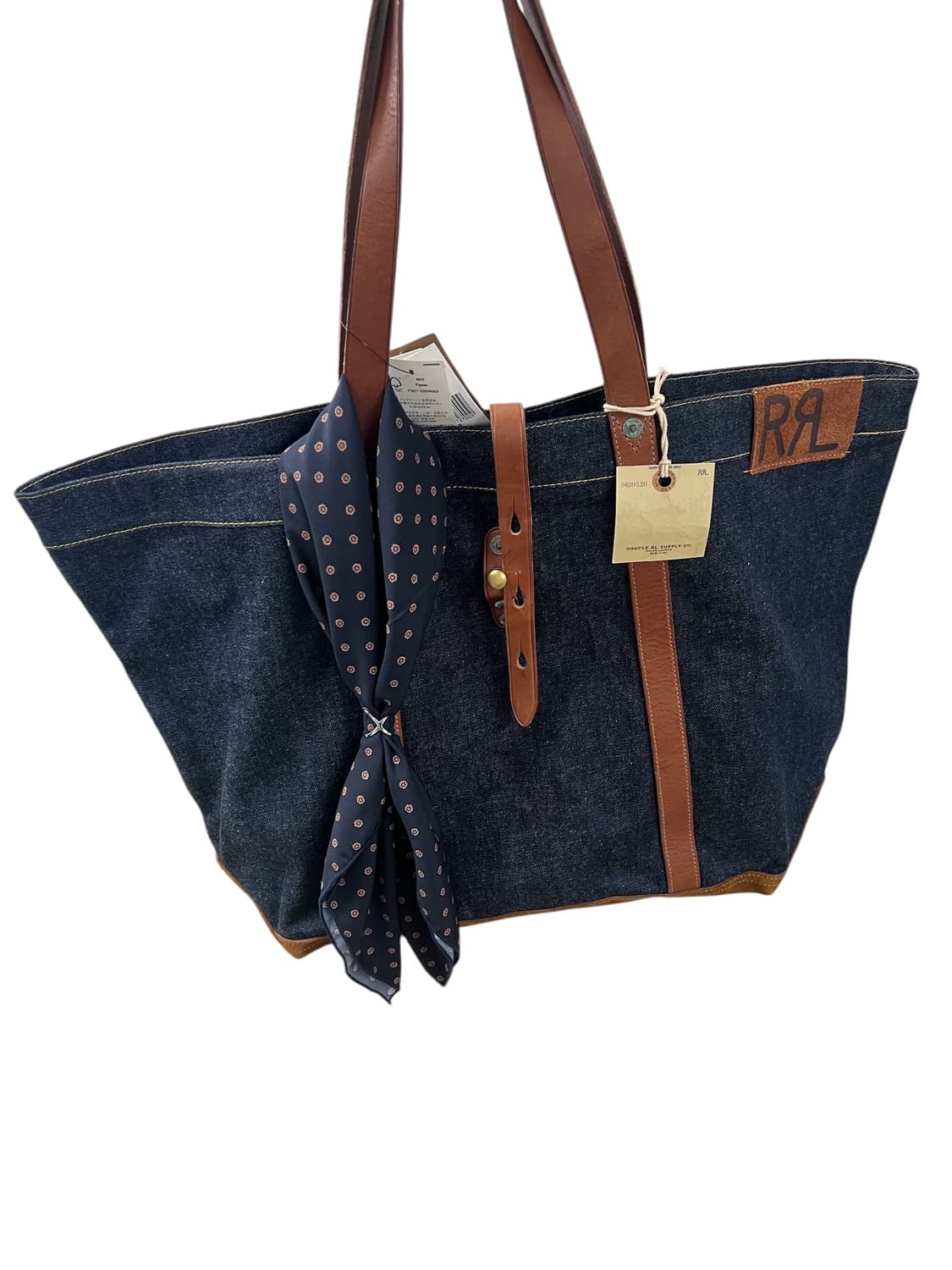 더블알엘 데님 토트백/숄더백/쇼퍼백 OS 상품이미지1