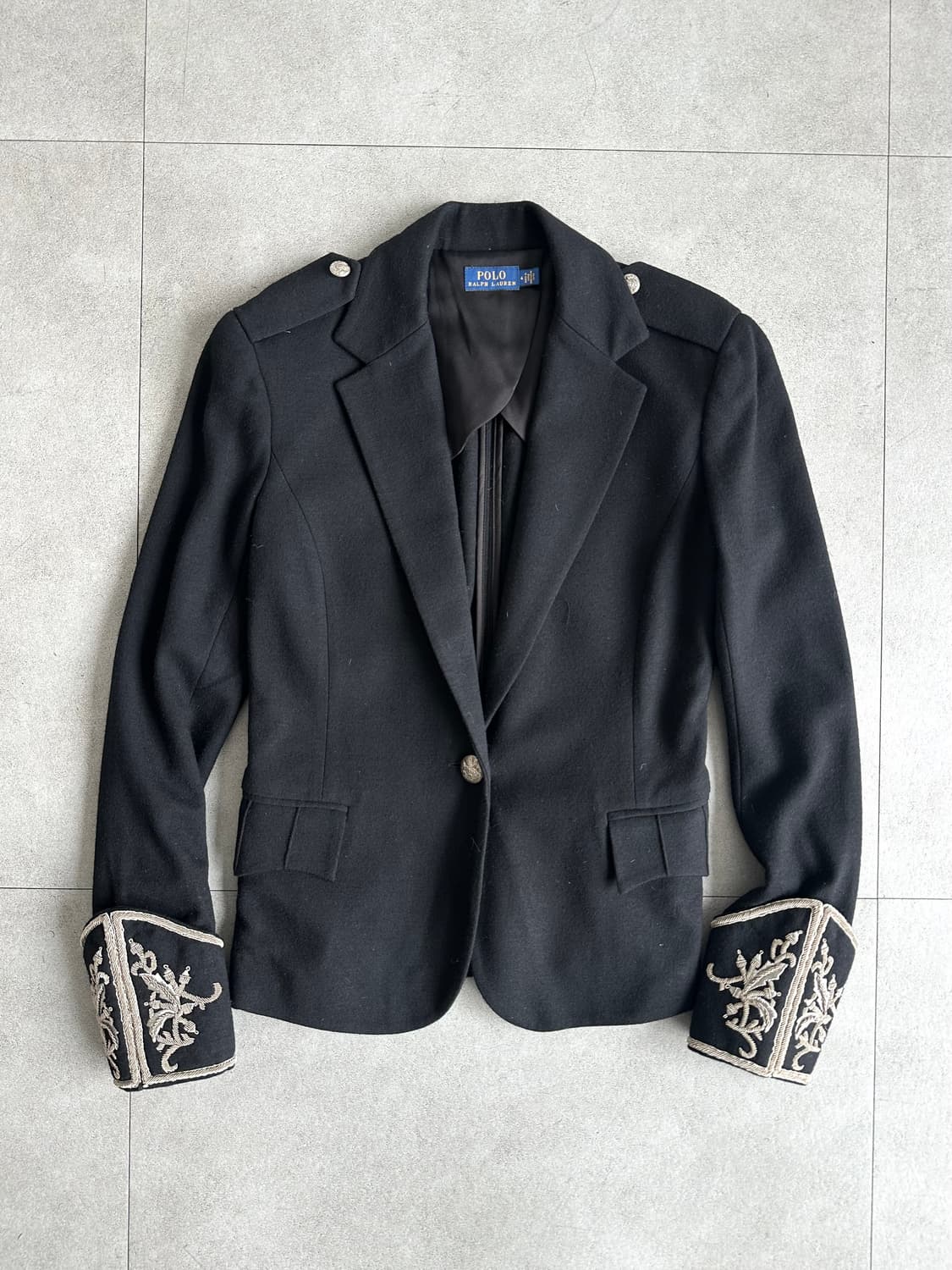 폴로 랄프로렌 나폴레옹 견장 자수 블레이저 상품이미지3