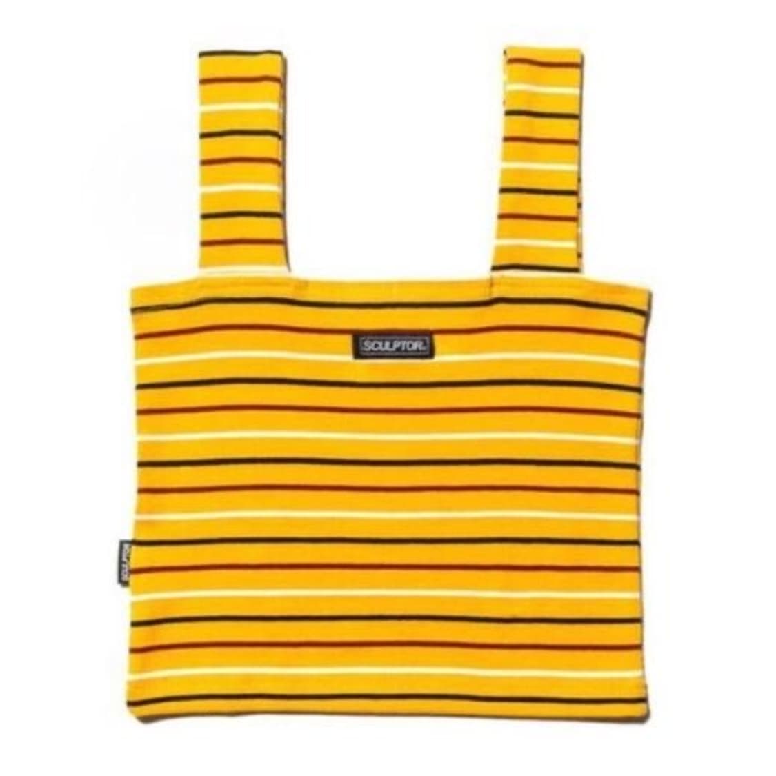 스컬프터 레이블드 탱크탑 옐로우 상품이미지2