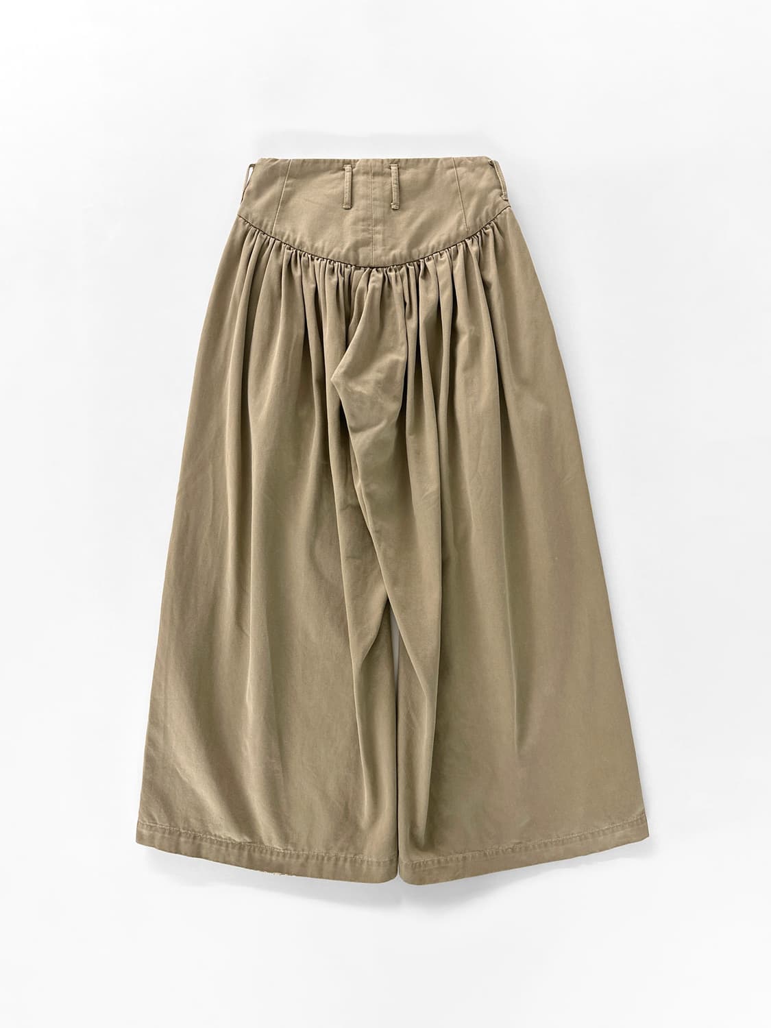 캐피탈 코튼 게더드 와이드 팬츠 상품이미지1