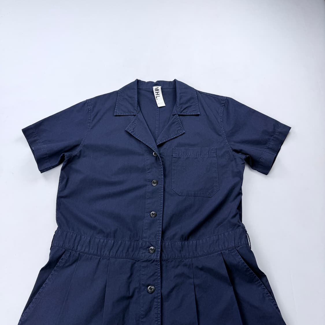 MHL 마가렛호웰 코튼 원피스 네이비 상품이미지2