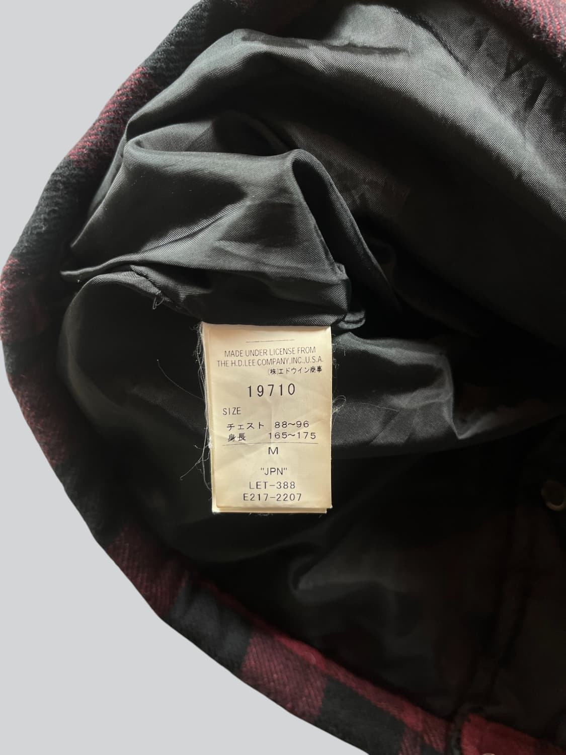 Lee 레드체크패턴 패딩 베스트  상품이미지6