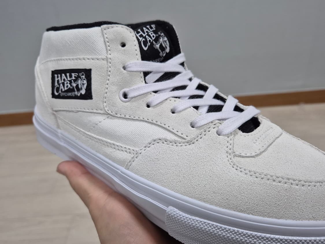 (285) 반스 스케이트 하프캡 화이트블랙 VANS Half Cab 상품이미지6