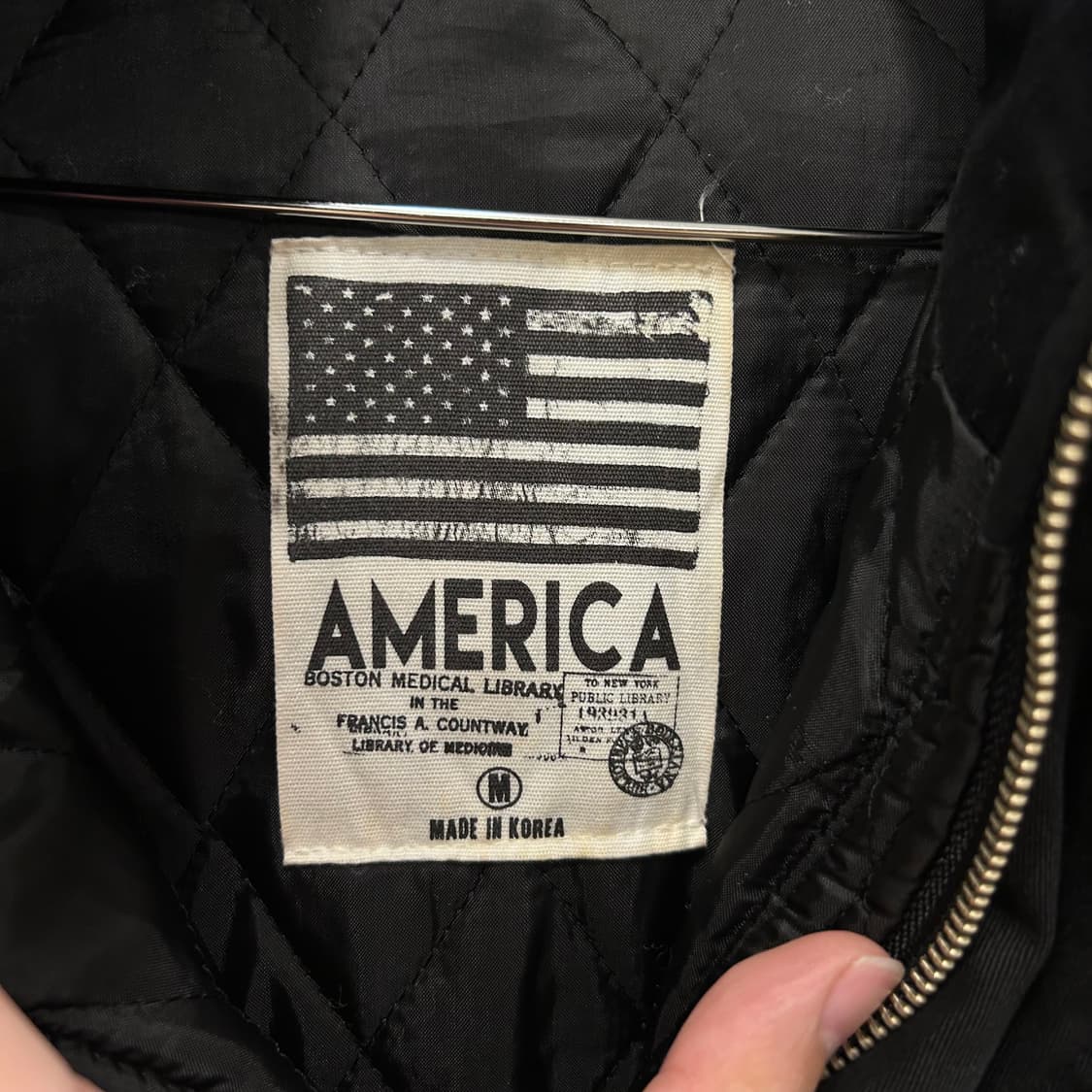 아메리카 보스턴 이너퀼팅 후드 누빔 야상자켓 상품이미지3
