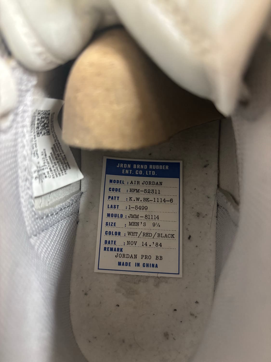 [275] 조던 1 하이 85 뉴트럴 그레이 상품이미지7