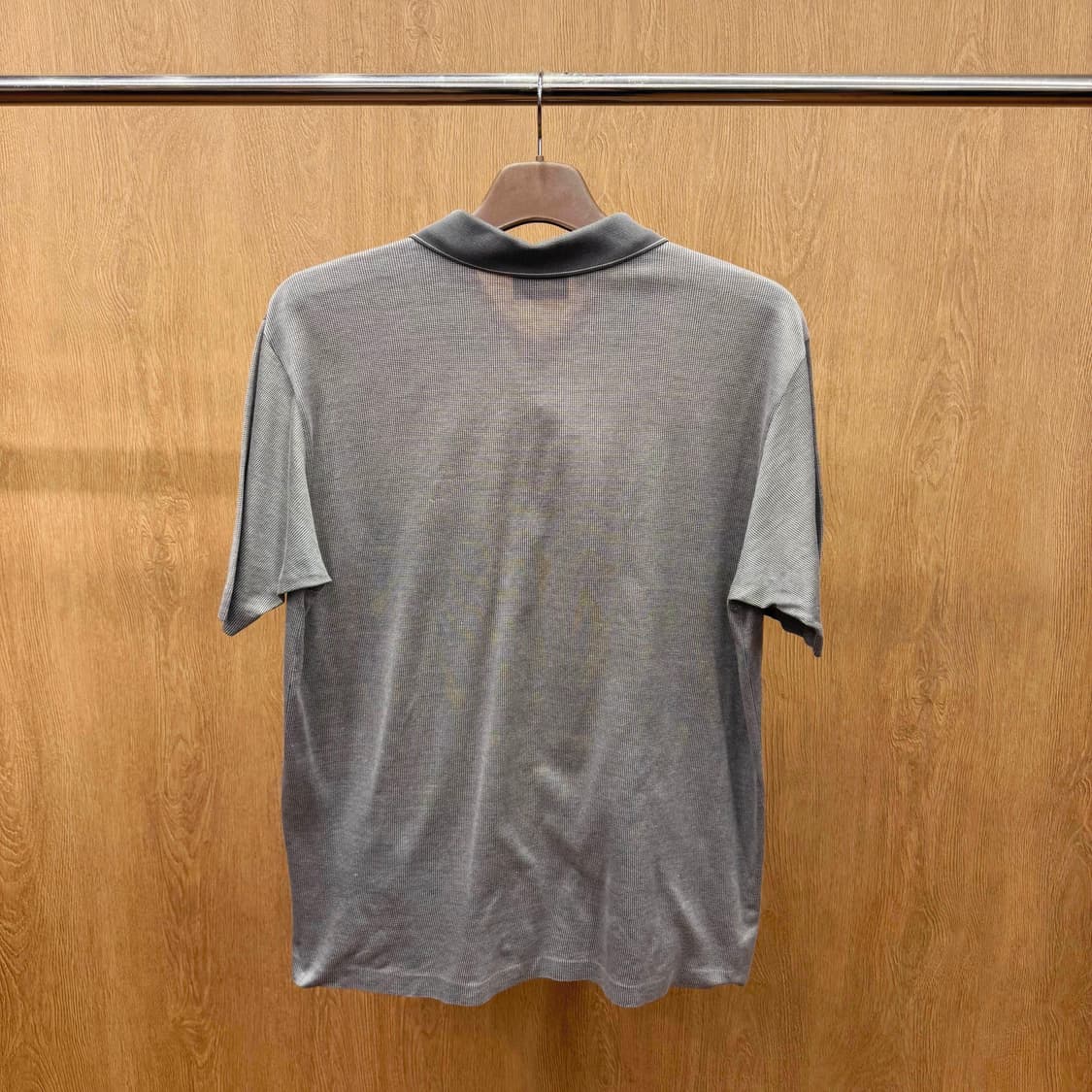 셀린느 옴므 패턴 반팔 카라티 포켓 디테일 클래식 그레이 상품이미지3