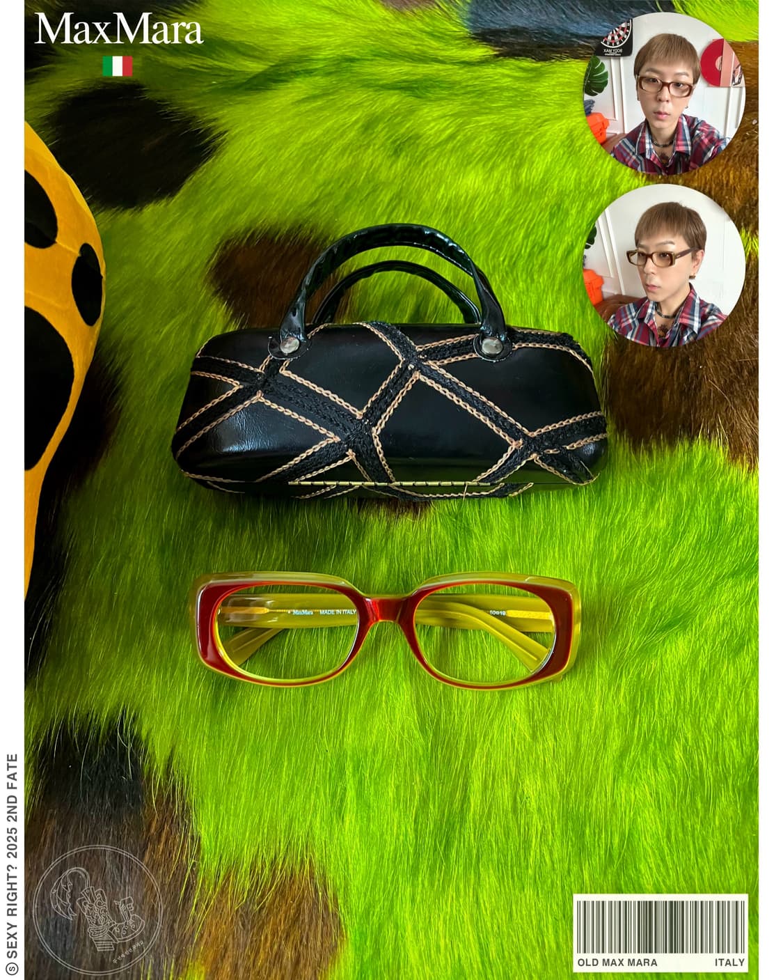 Old Max Mara Archive Italy Eyewear Frame 상품이미지1