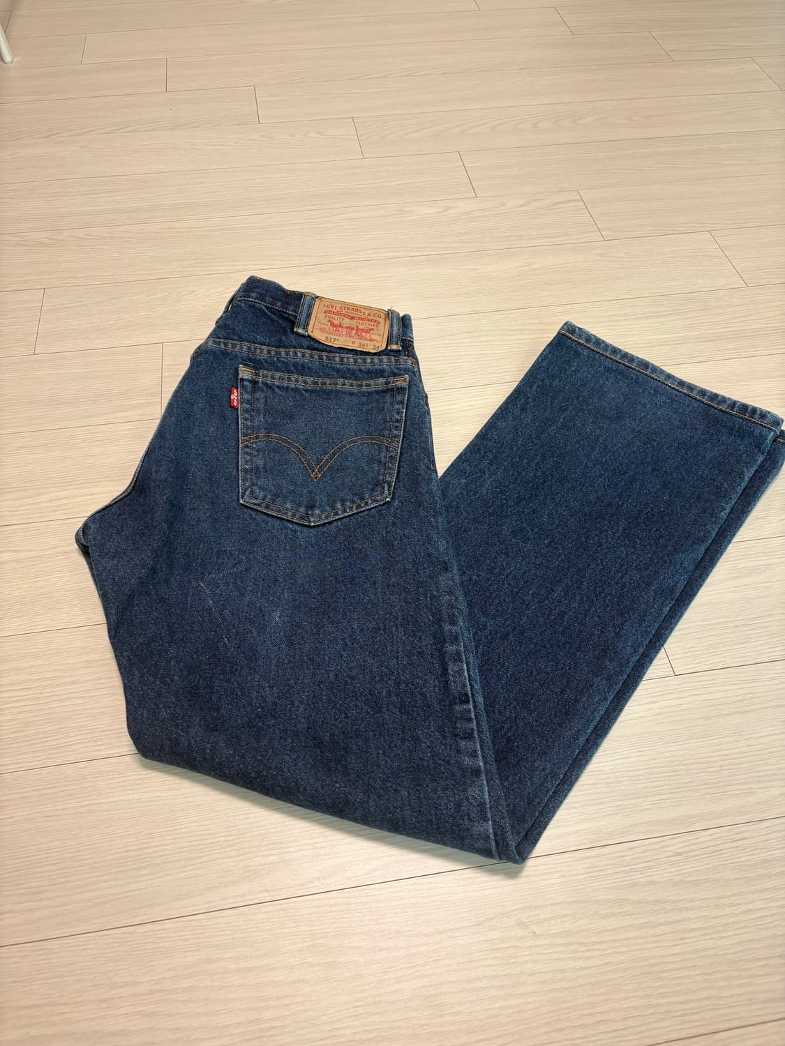 리바이스 517 부츠컷 진청 34x34(실제30-31인치) 상품이미지2