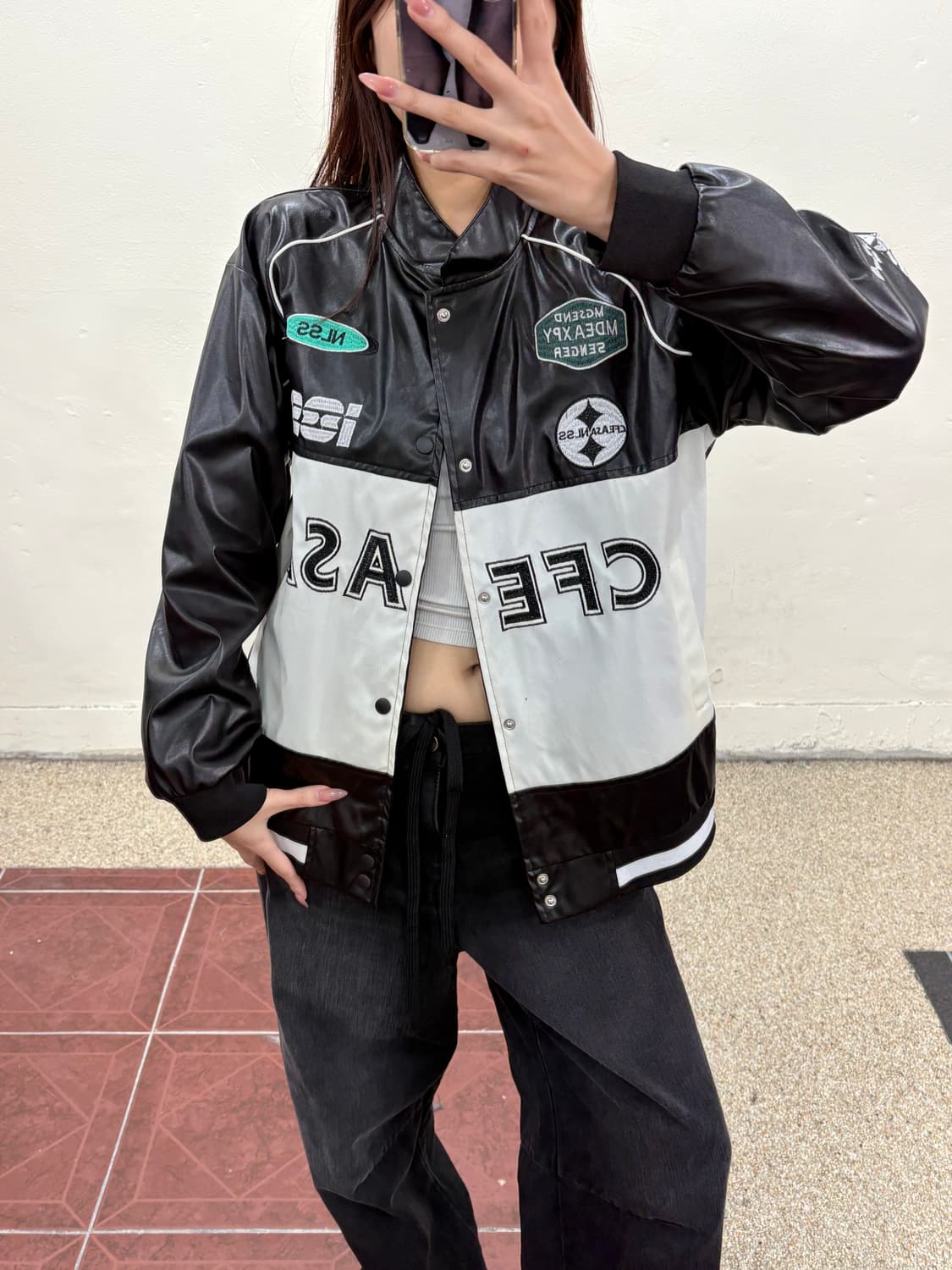 빈티지 레이싱자켓 상품이미지5