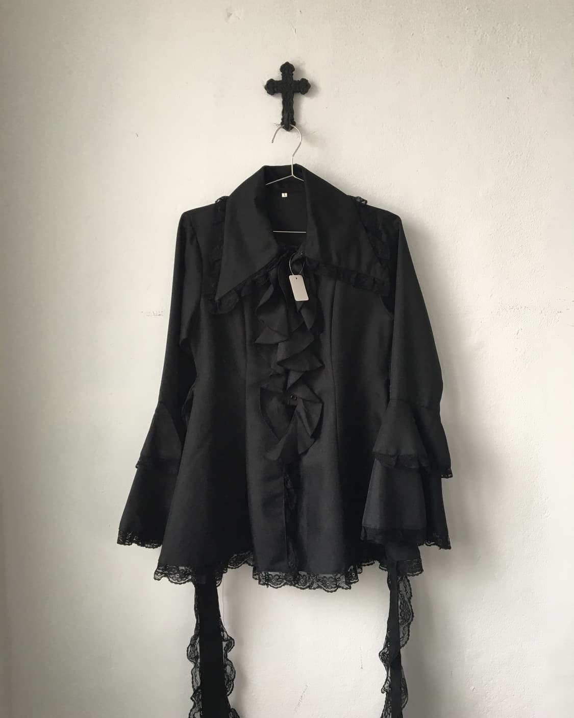 Lace trimming gothic mood jacket 상품이미지2