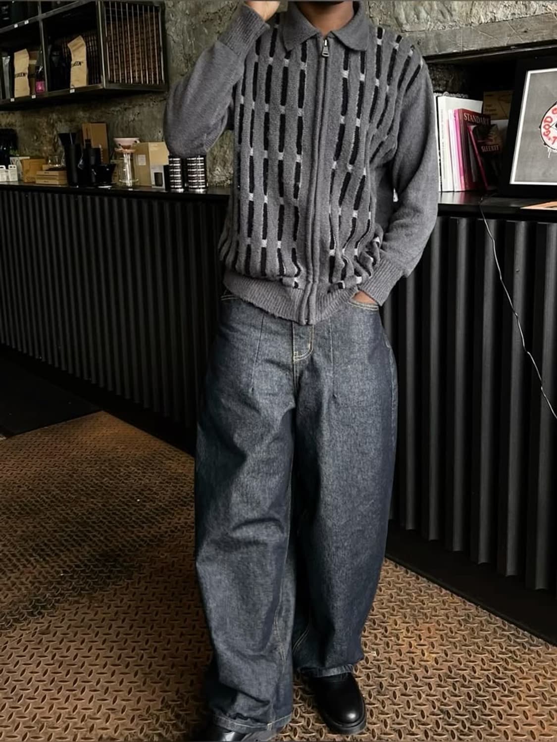 Estudio Niksen Raw Denim Balloon Jeans 상품이미지2