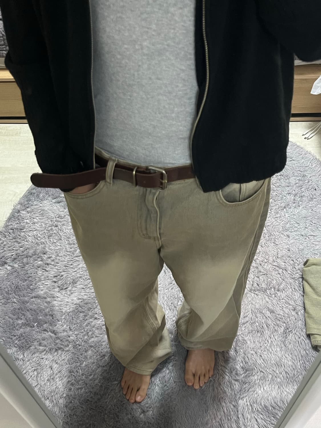 빈티지 와이드 데님 팬츠 상품이미지2
