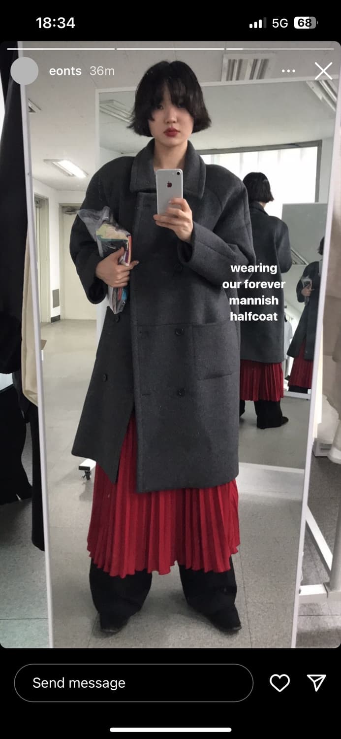 eonts 에옹쓰 매니쉬 하프 코트 2023ver 상품이미지2