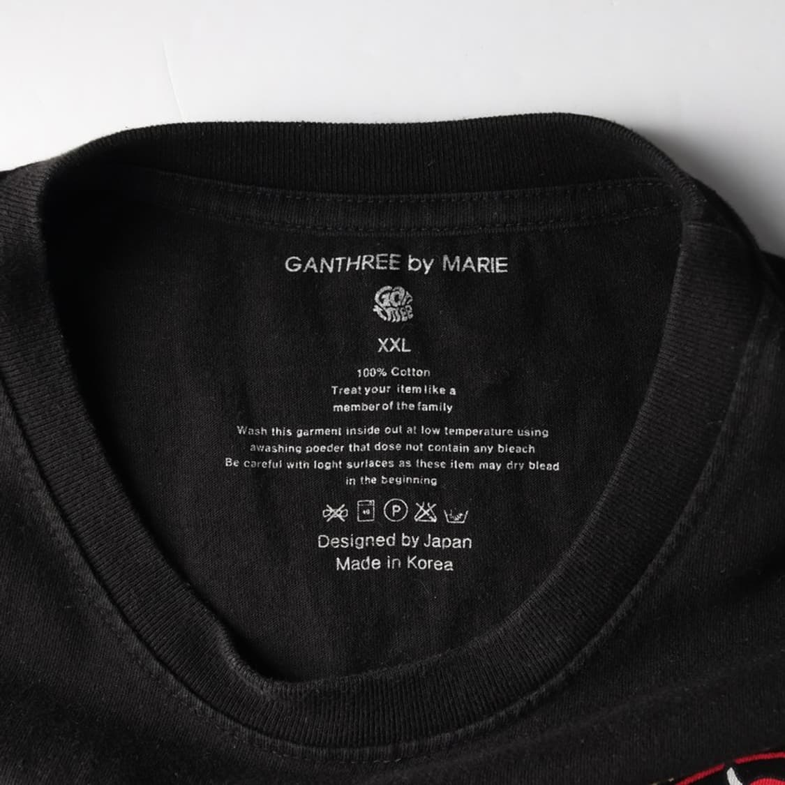 간쓰리 바이 마리 USAF 레드 데빌 그래픽 티셔츠 XXL 상품이미지5