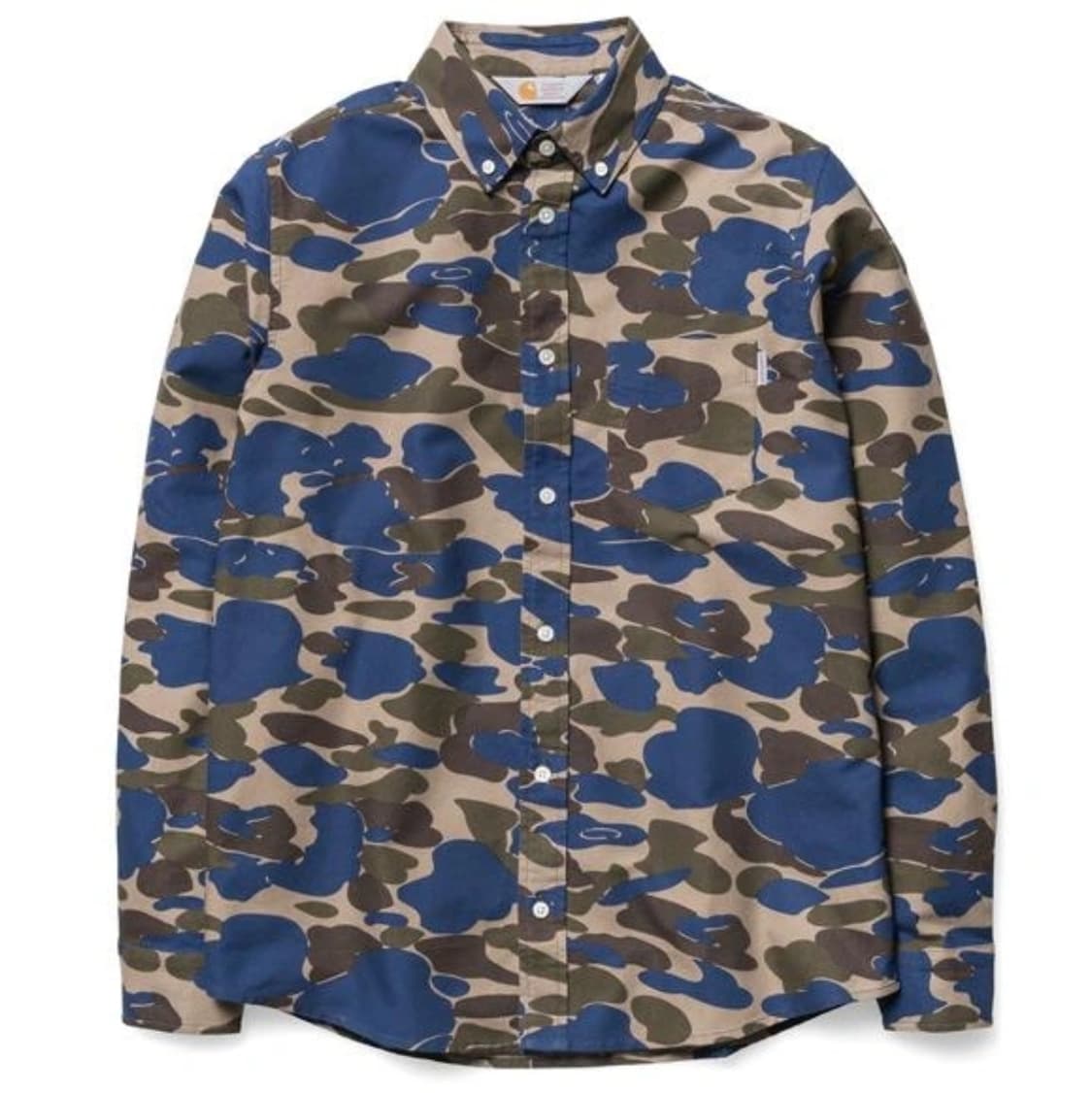 칼하트WIP 블루 카모 셔츠 상품이미지1