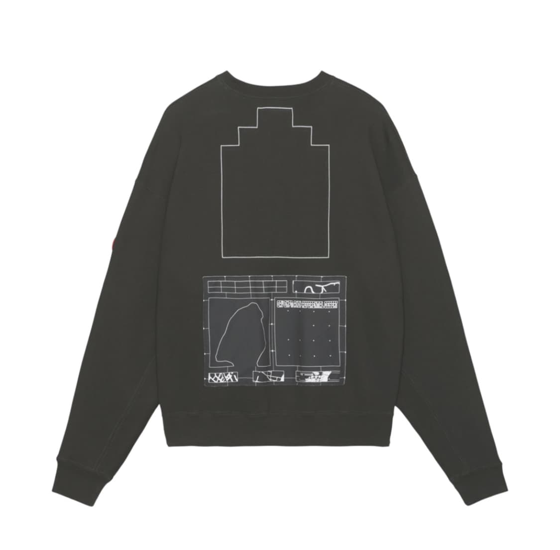 Cav Empt Trajectory Crew Neck Black 상품이미지2