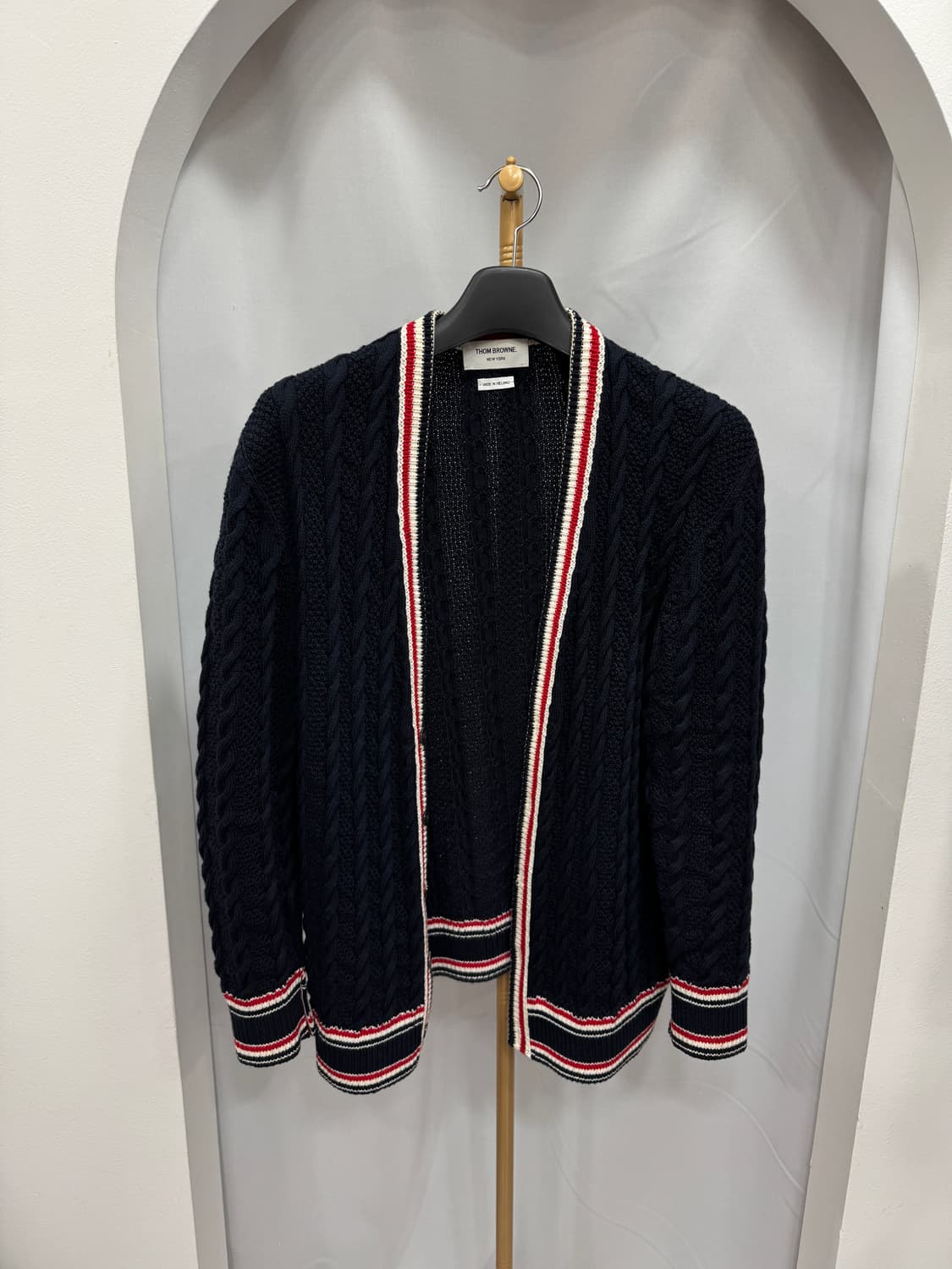 톰브라운 케이블 가디건 3사이즈  상품이미지1