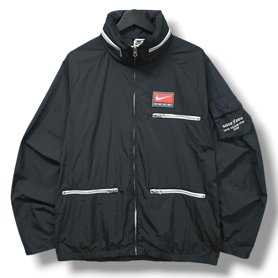 [M] 나이키 블랙 NSW 라이트웨이트 슈독 그랑프리 후드 바람막이 상품이미지1