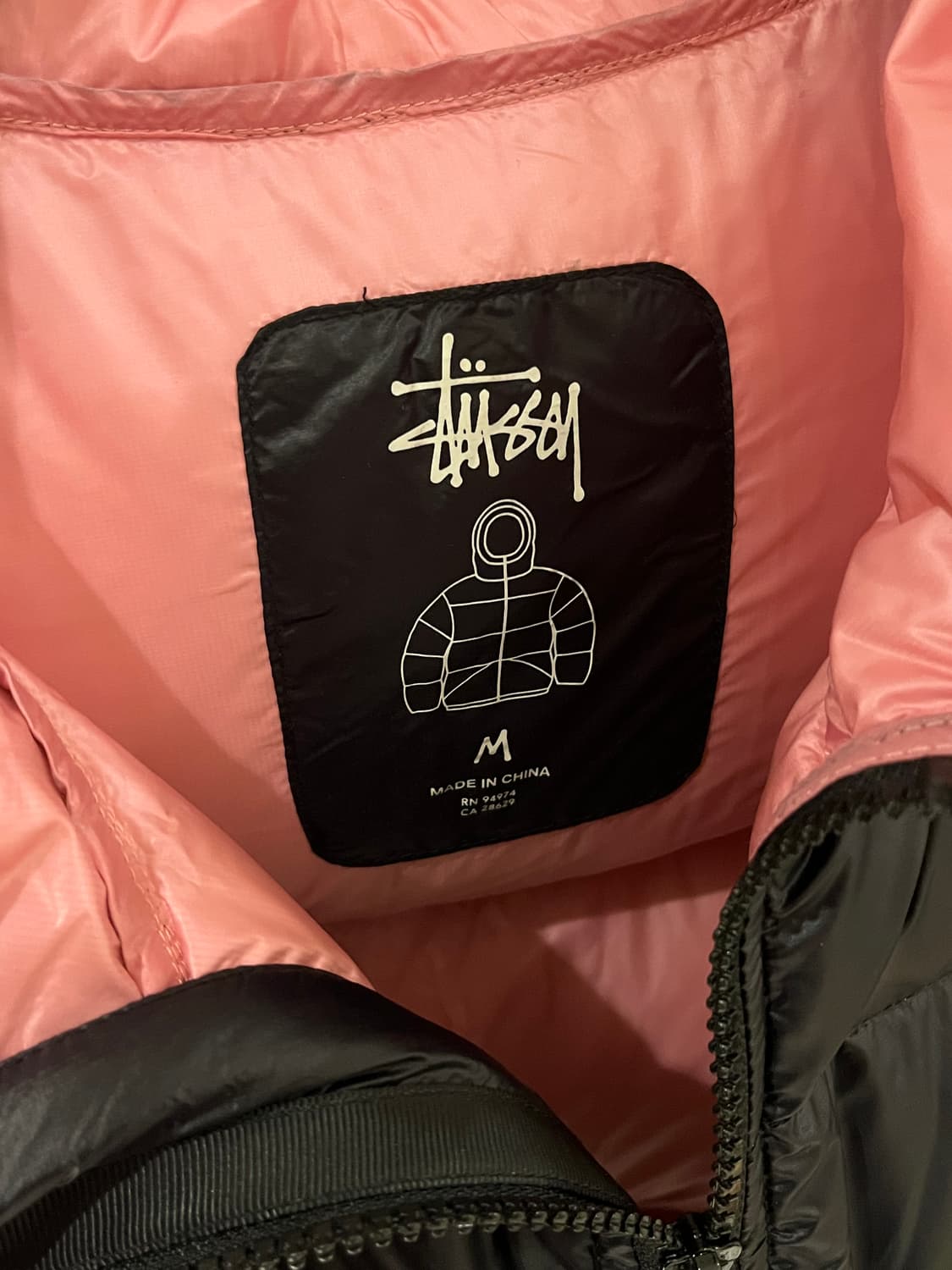 Stussy Micro Ripstop Down Parka Black 상품이미지3