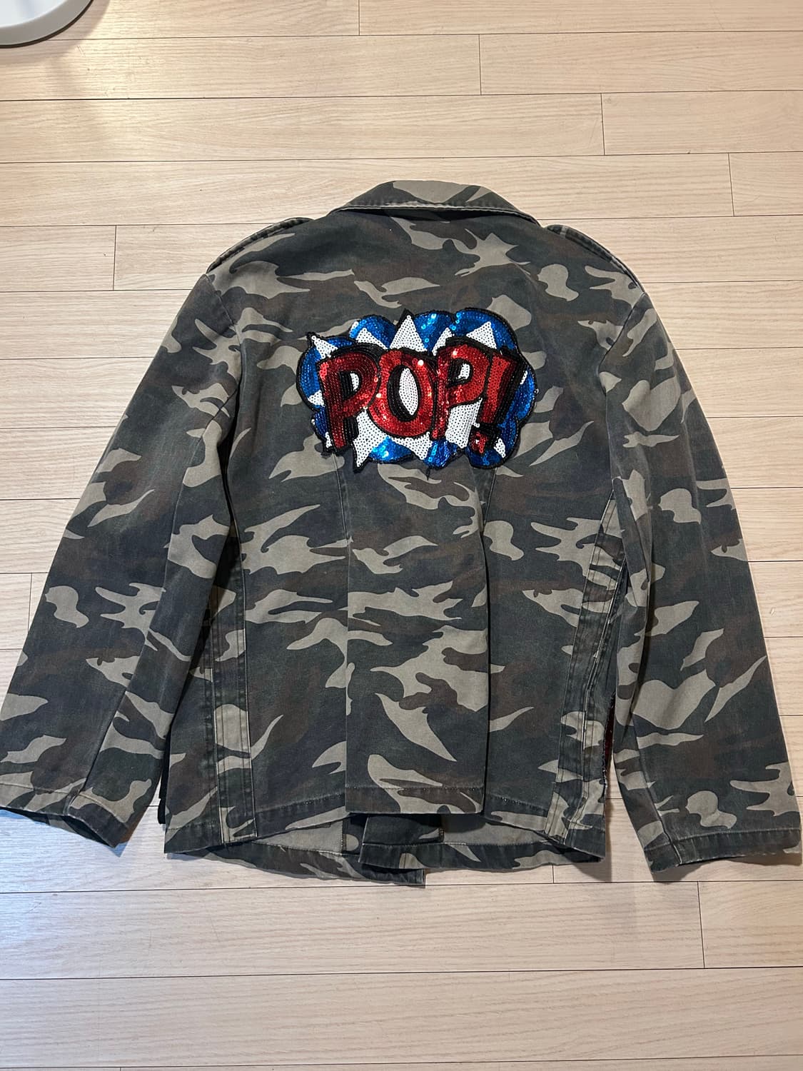 MSGM 카모 패턴 글리터 블레이저 자켓 상품이미지9