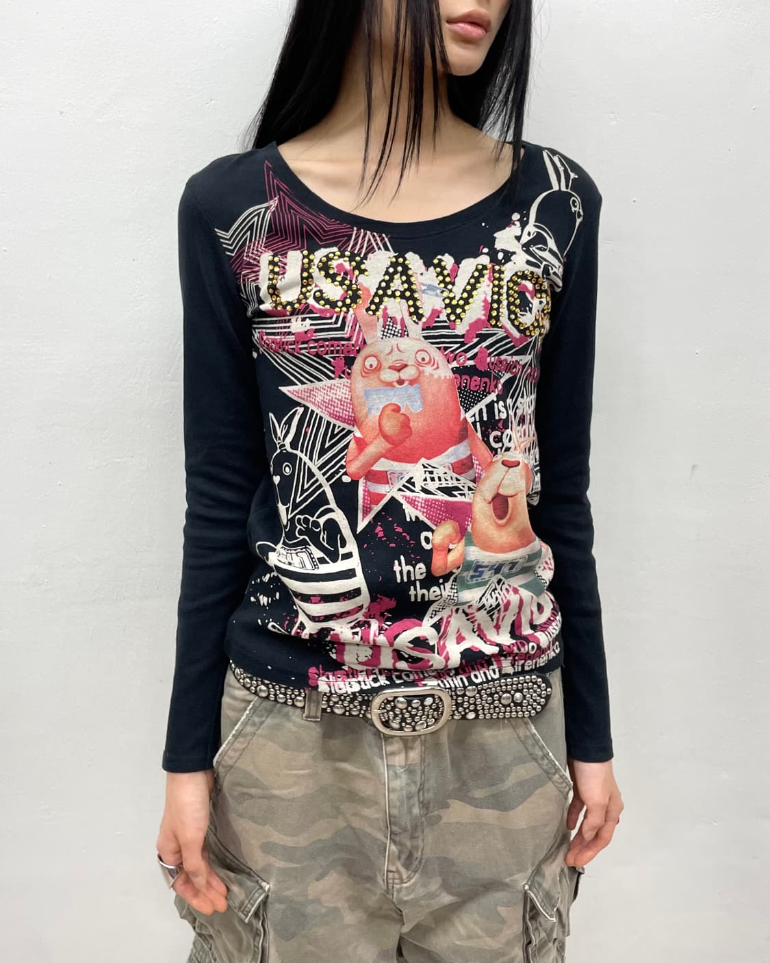 Rabbit Star Cubic Multi-Long Sleeve 상품이미지4
