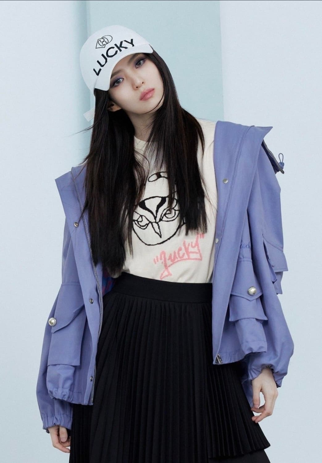 럭키슈에뜨 2022 오버핏 볼륨 후드 점퍼 36 사이즈 상품이미지1