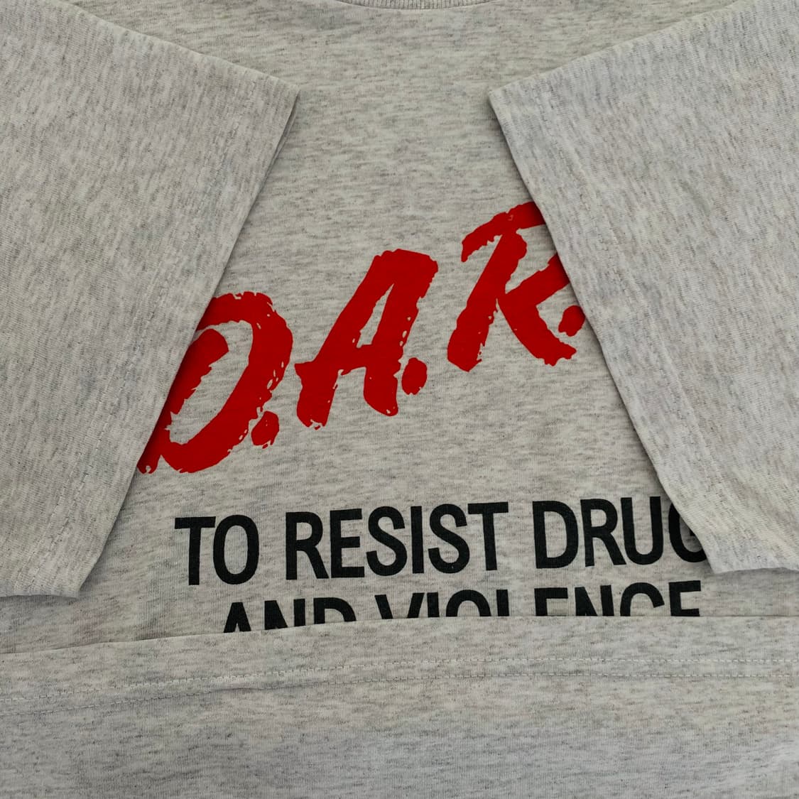 (XL) 90s 빈티지 DARE 티셔츠 그레이 상품이미지4