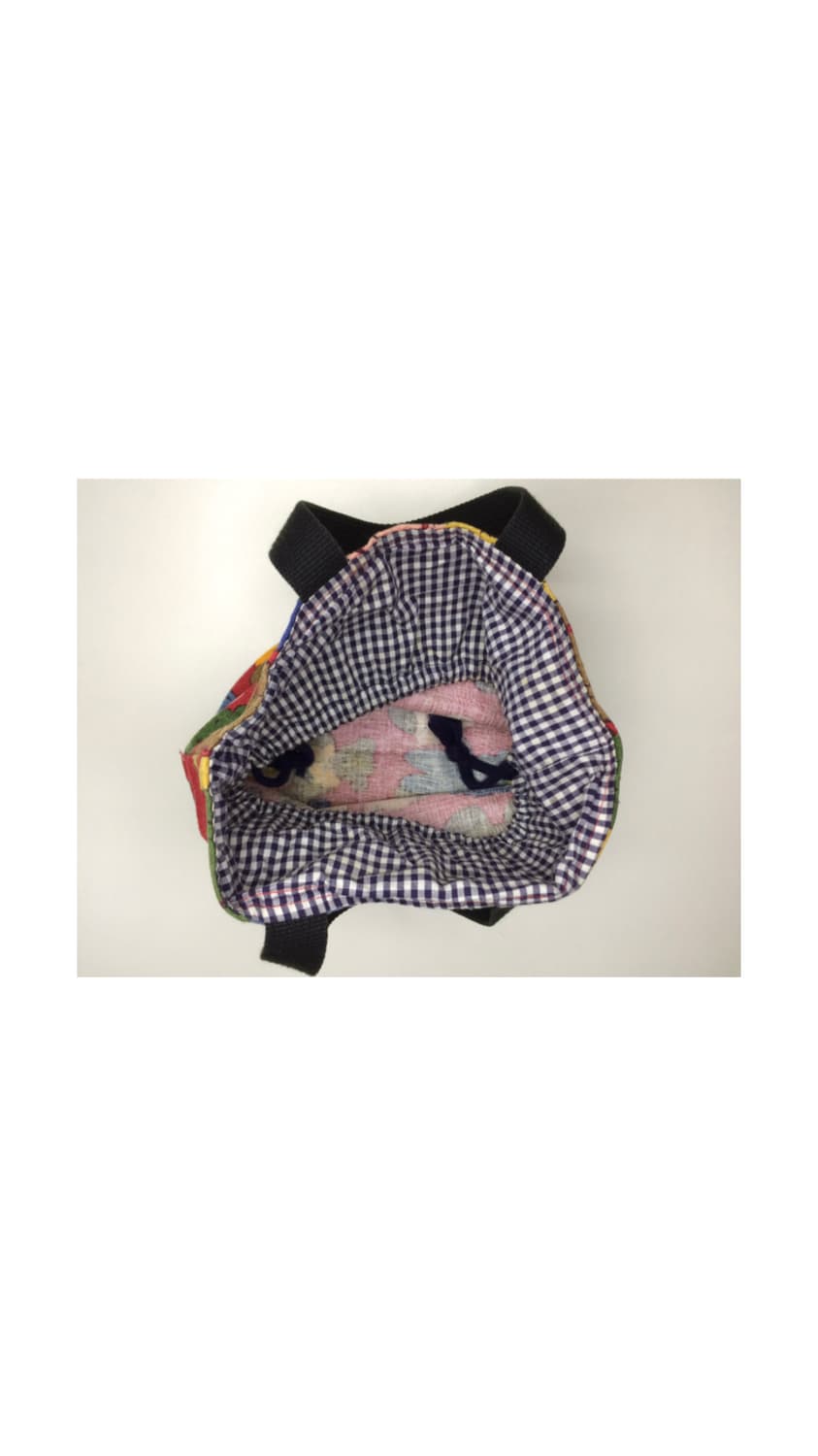 빈티지 곰돌이 미니 토트백 도시락 가방 상품이미지3