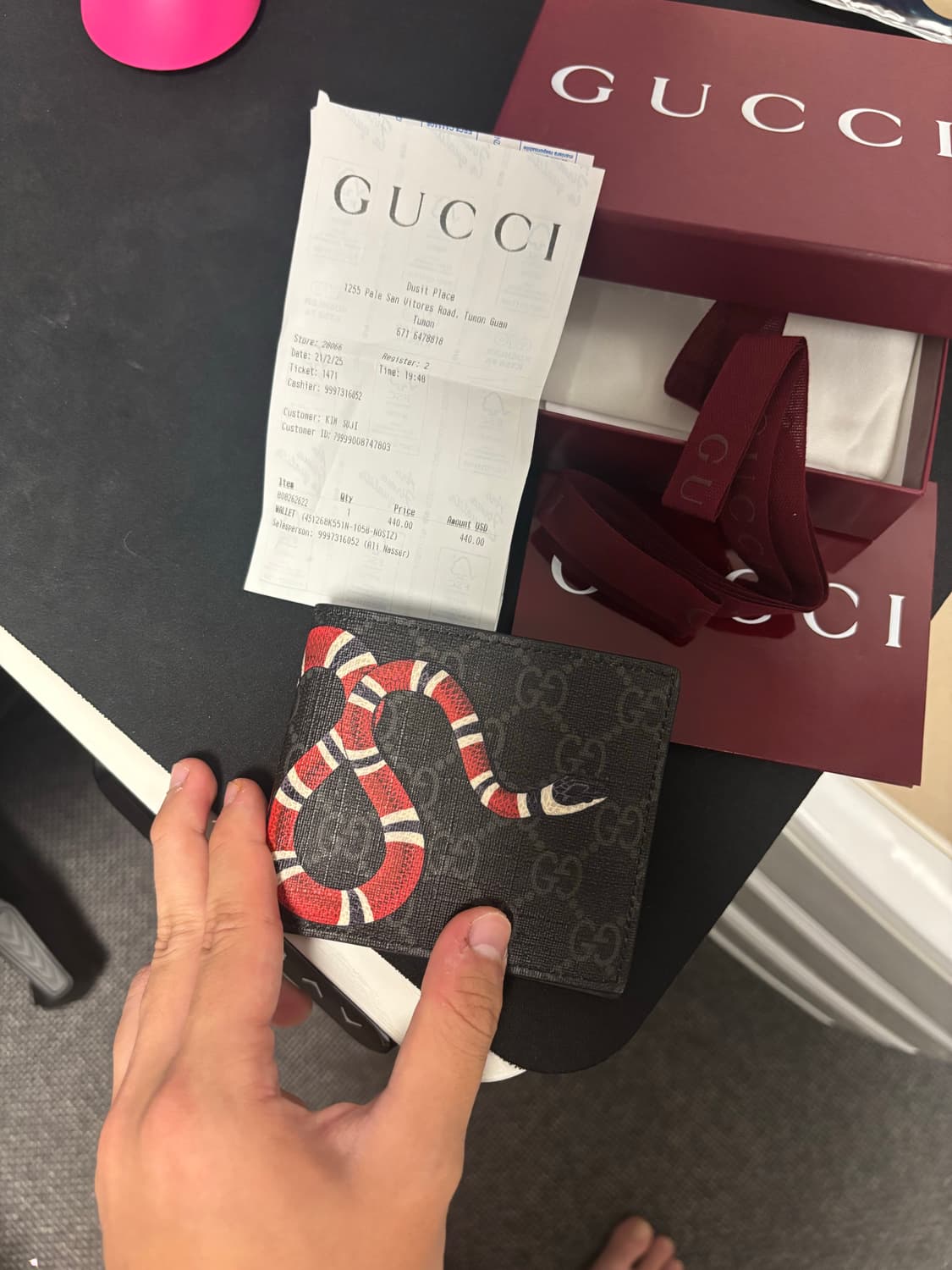 구찌 스네이크 지갑 판매합니다 상품이미지2