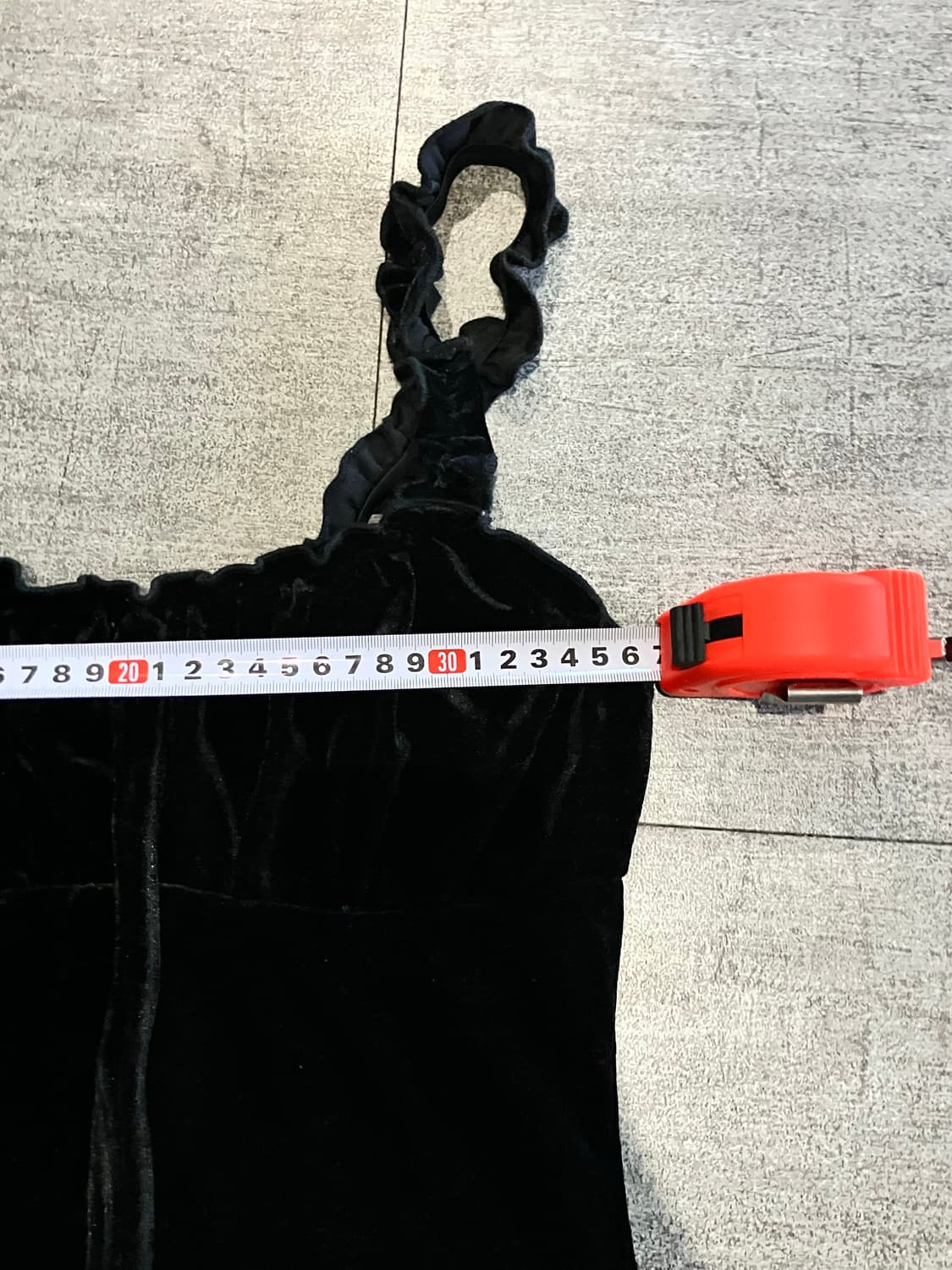 일본빈티지 하구미모리걸 핀터깔y2k 보헤미안 벨벳 슬립원피스 상품이미지2