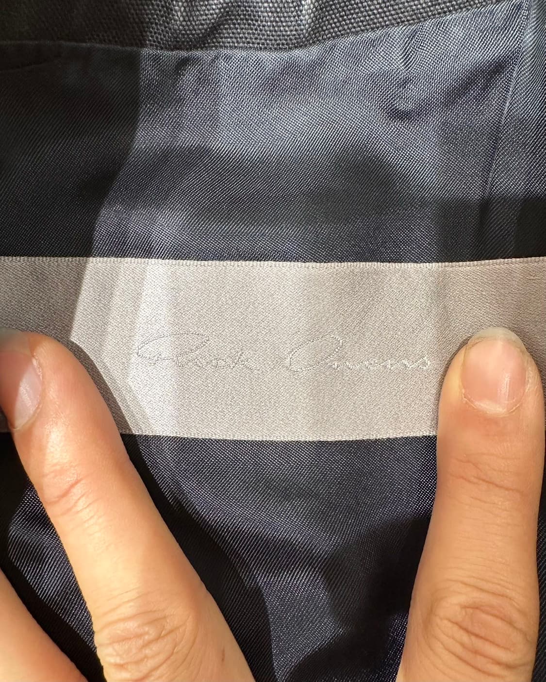 릭 오웬스 블랙 16ss 런웨이 드레스 코트 상품이미지7