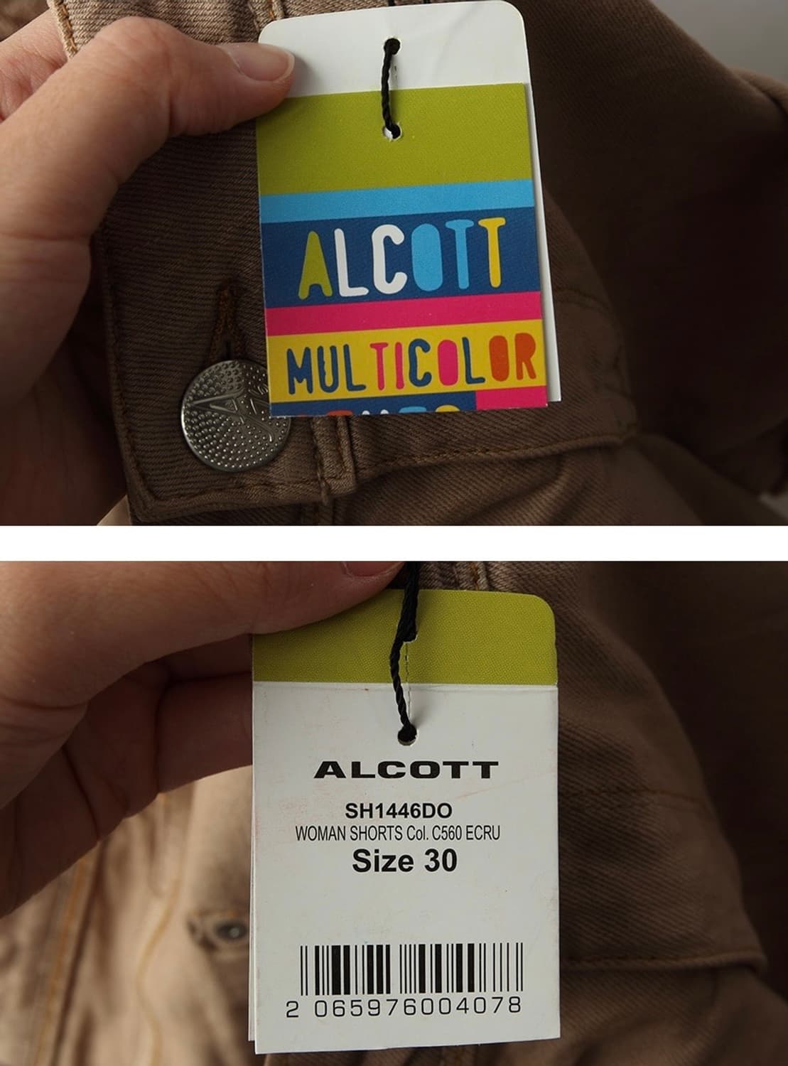[새상품](30) ALCOTT 빈티지코튼숏팬츠 상품이미지9