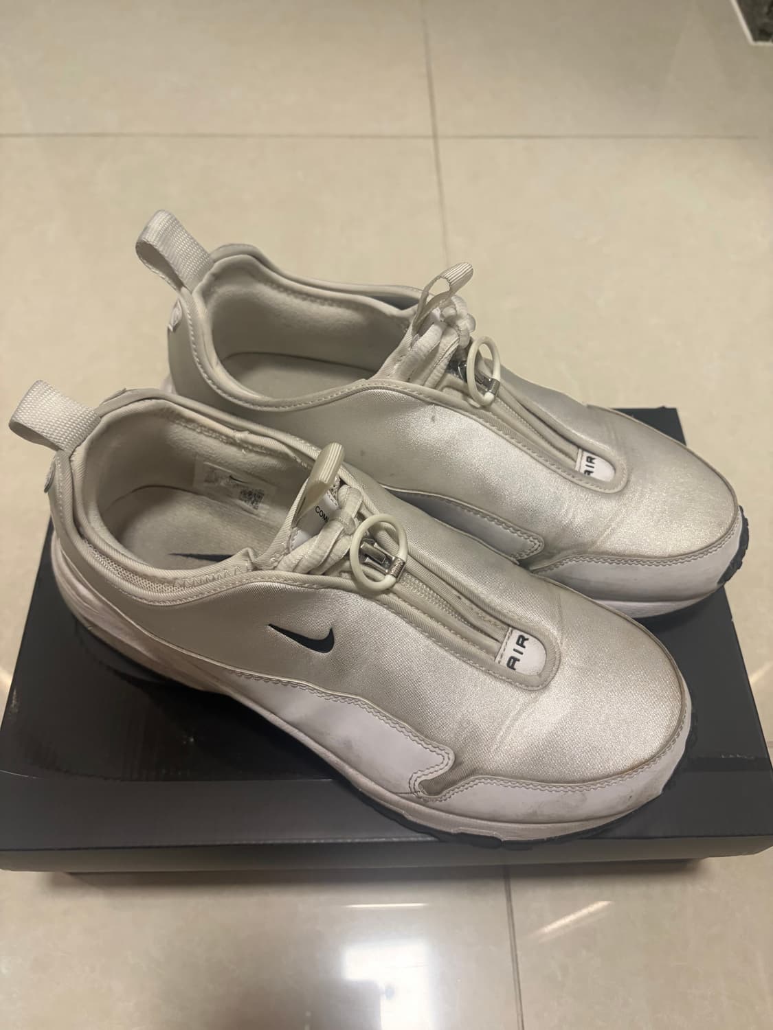 나이키x꼼데가르송 옴므 플러스 에어맥스 썬더 sp 화이트 270 상품이미지8