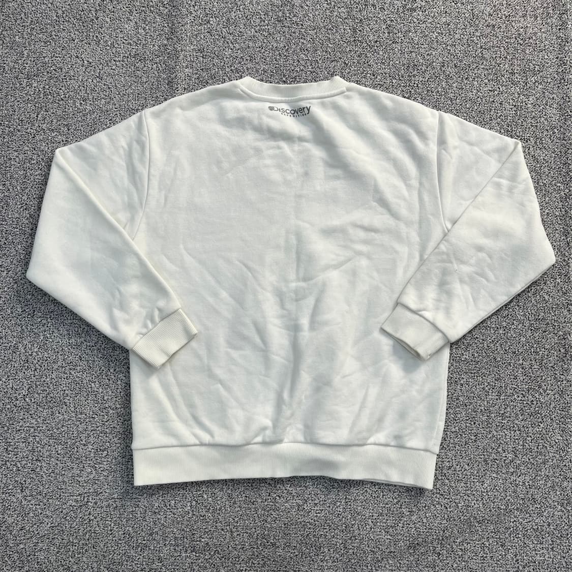 100 디스커버리 기모 빅로고 맨투맨 0320M 상품이미지4